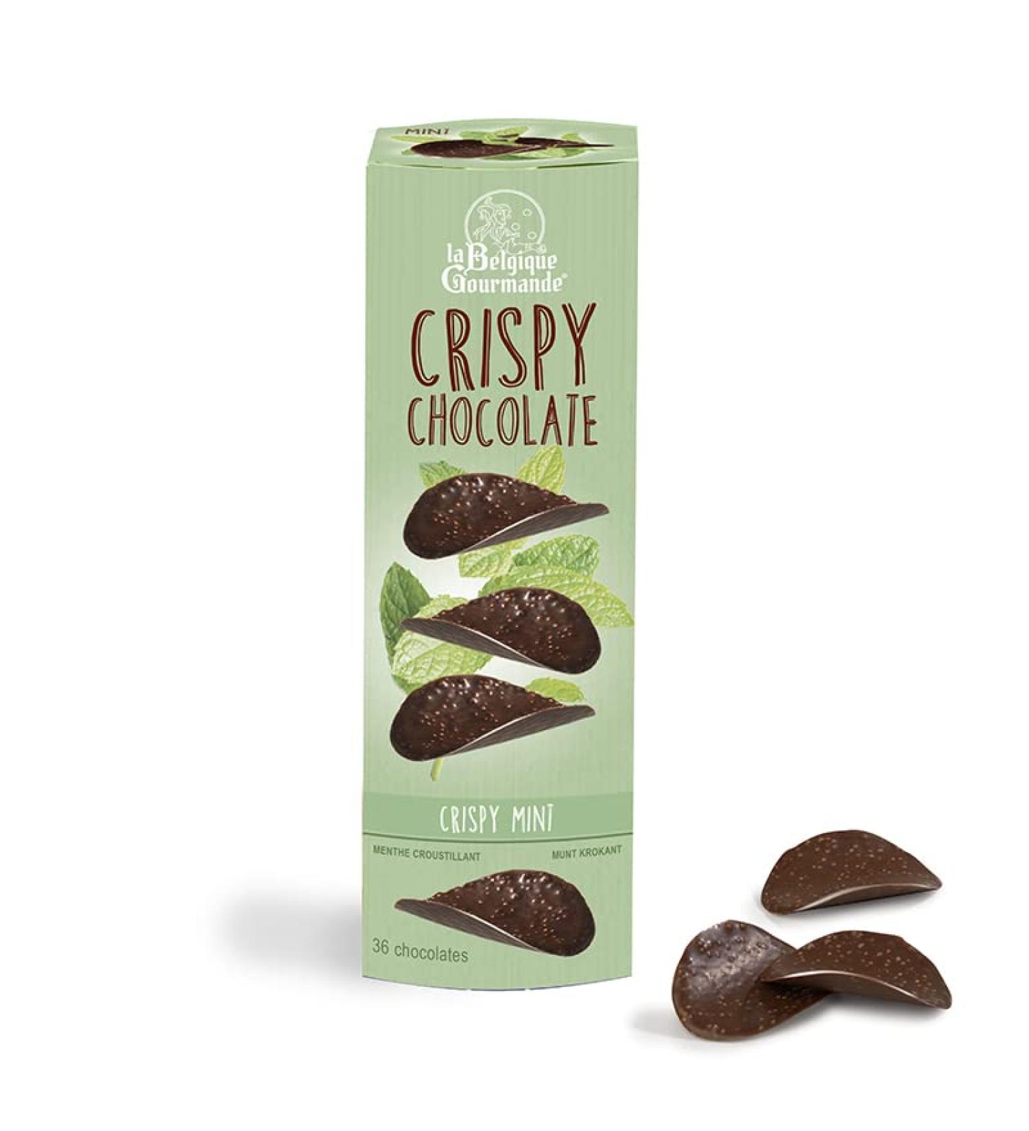 La Belgique Gourmande La Belgique Gourmande Chocolate Chips and Crunchy Mint (125 g)