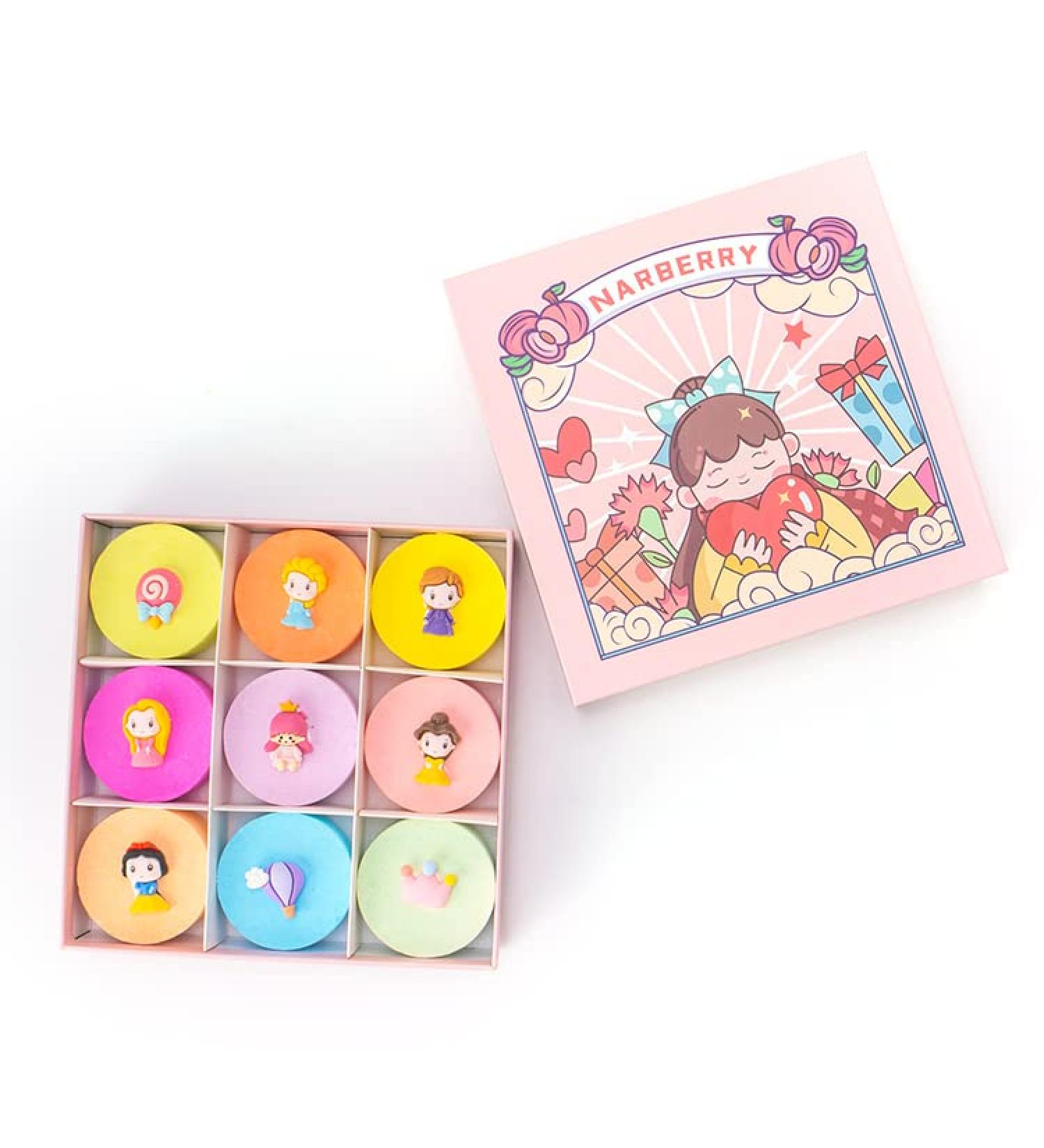 Magical Princess Bath Bombs Set for Kids (9 pcs) with Toys - Organic & Natural Spa Bath Kit for Birthday and Holidays - Buy Online on GoSupps.com