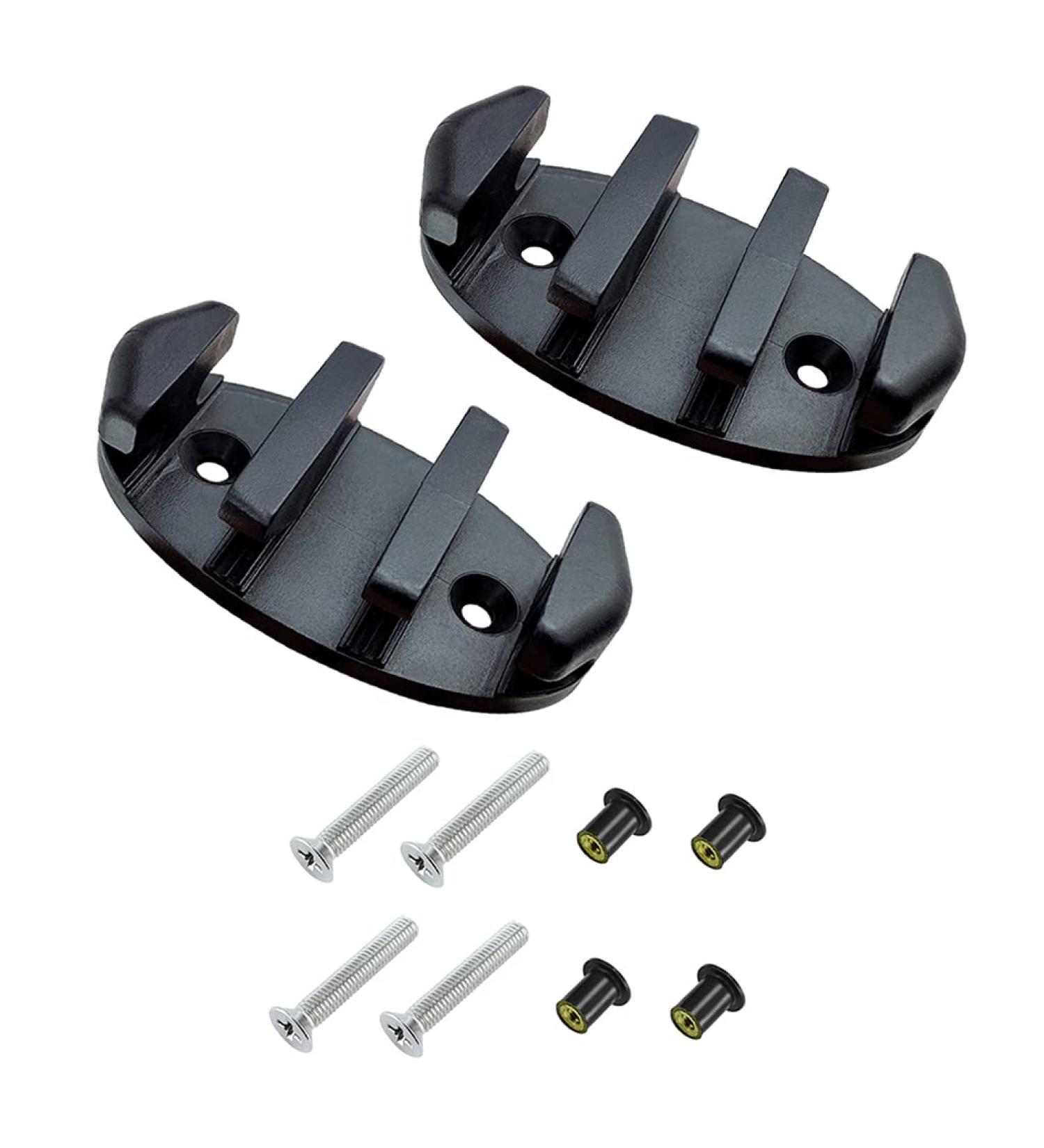 Nylon Kayak Zig Zag Cleats (Black  Pack of 2) - Buy Online on GoSupps.com