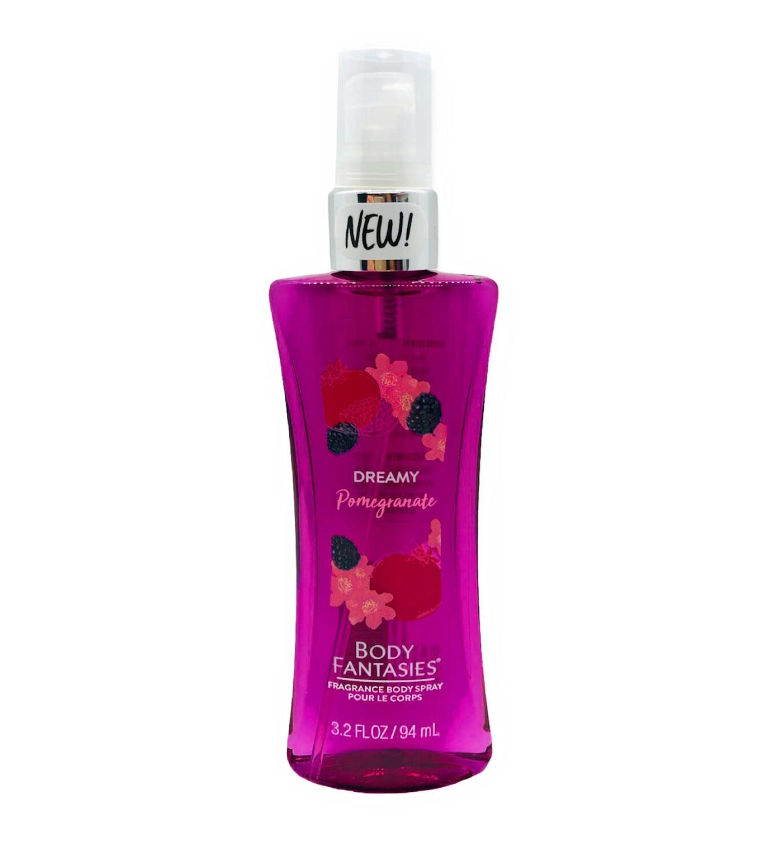 1) 3.2oz (84ml) Dreamy Pomegranate Body Fantasies Fragrance Body Spray Dreamy Pomegranate 3.2 Fl Oz (Pack of 1)
