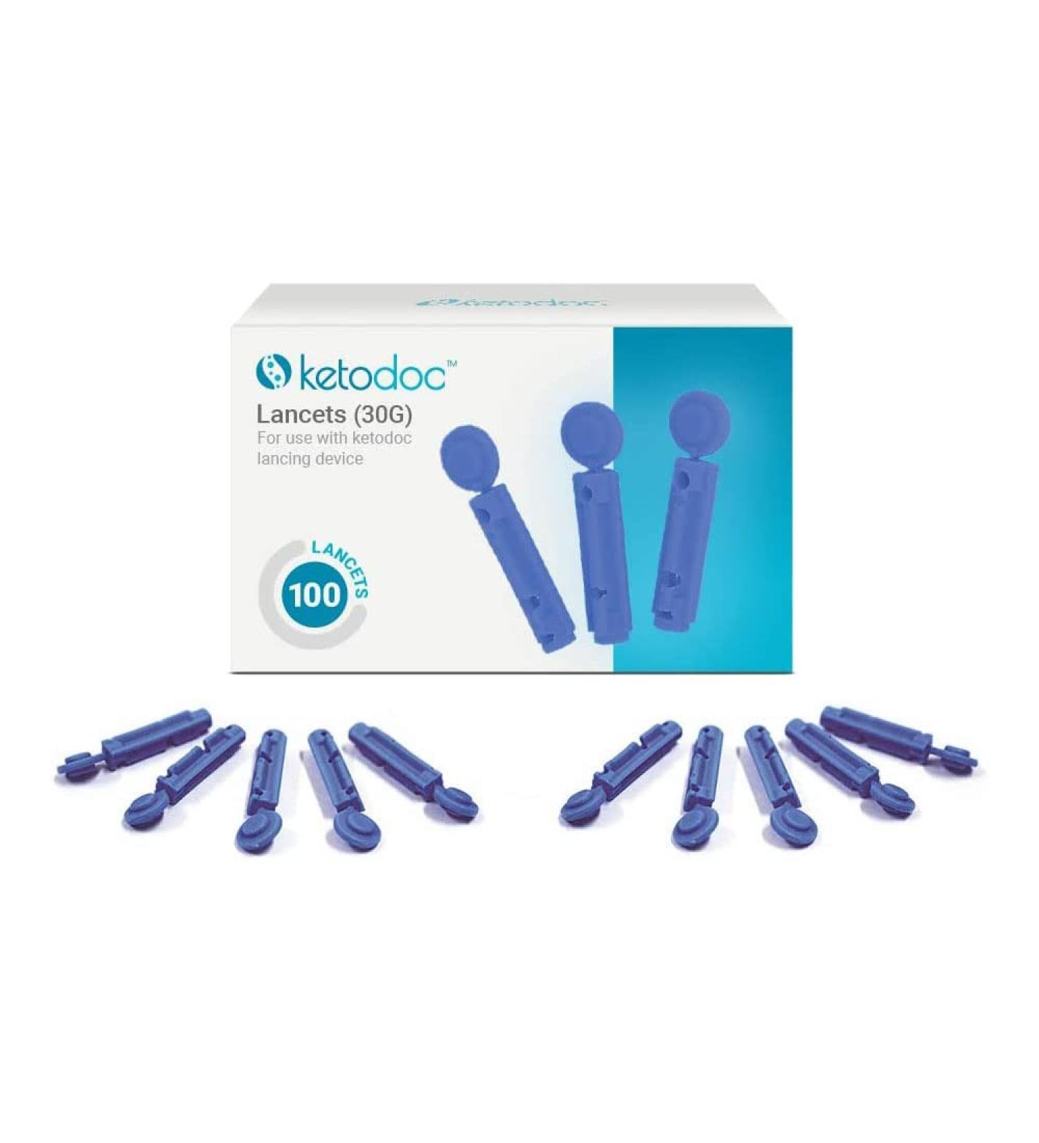 Keto-Doc Lancets - Pack 100 Lancets (100pc) Box