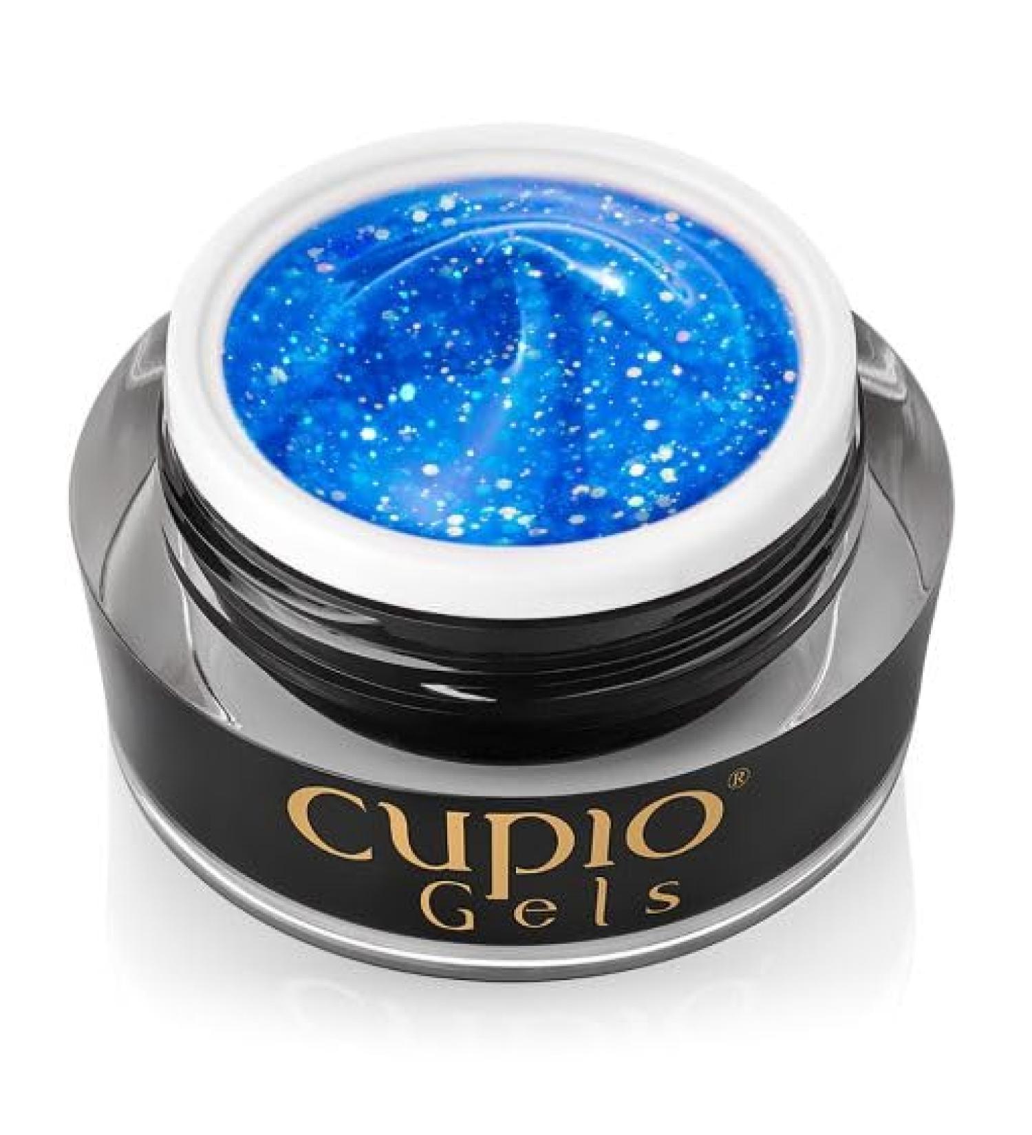 Cupio Glittery fluorescent builder gel - Fantasy Ocean - 15 ml
