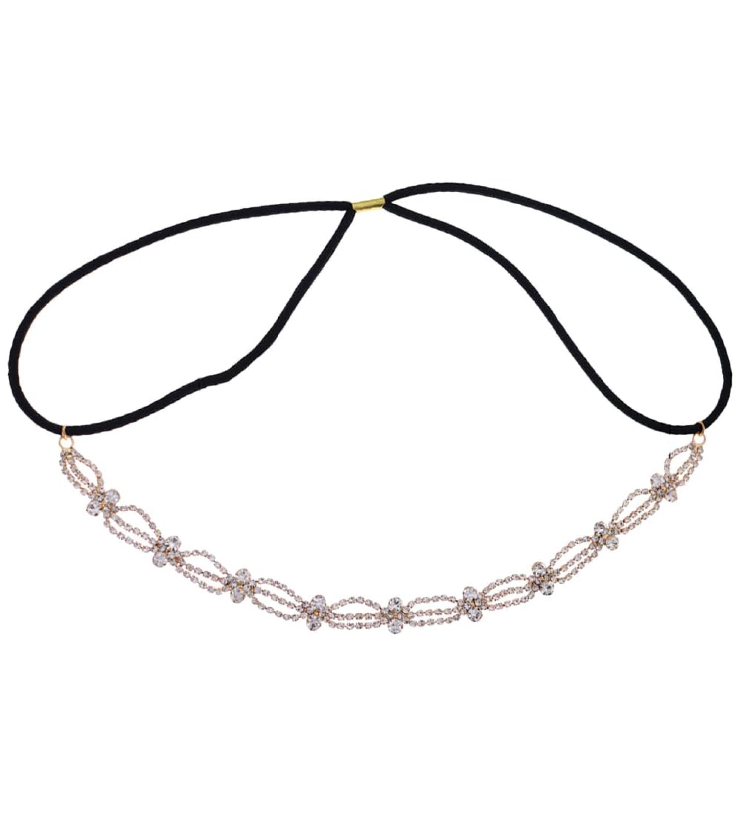 Women's Rhinestone Elastic Headband Bride Rhinestones Girl Frienshipship Women - Buy Online on GoSupps.com