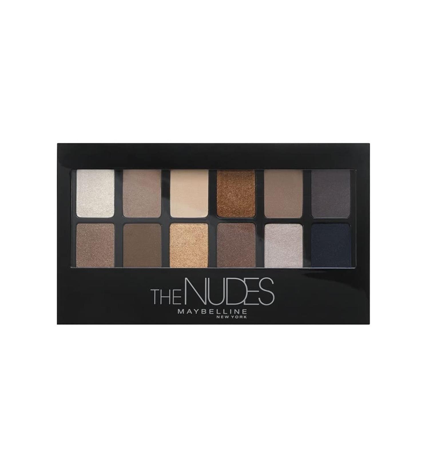 Buy Maybelline New York The Nudes Eyeshadow Palette - 12 Colors for Stunning Makeup | International Shipping Available - Buy Online on GoSupps.com