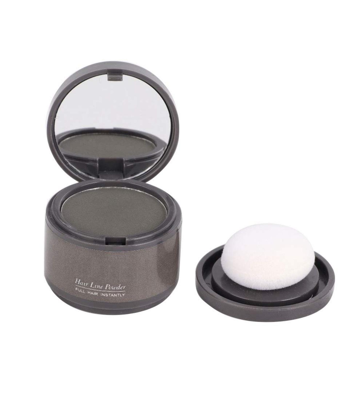 Hair Base Shadow Powder | Fill Hairline Gray Hairline Powder with Puff & Mirror for Men & Women Shop Beauty Cosmetics - Buy Online on GoSupps.com