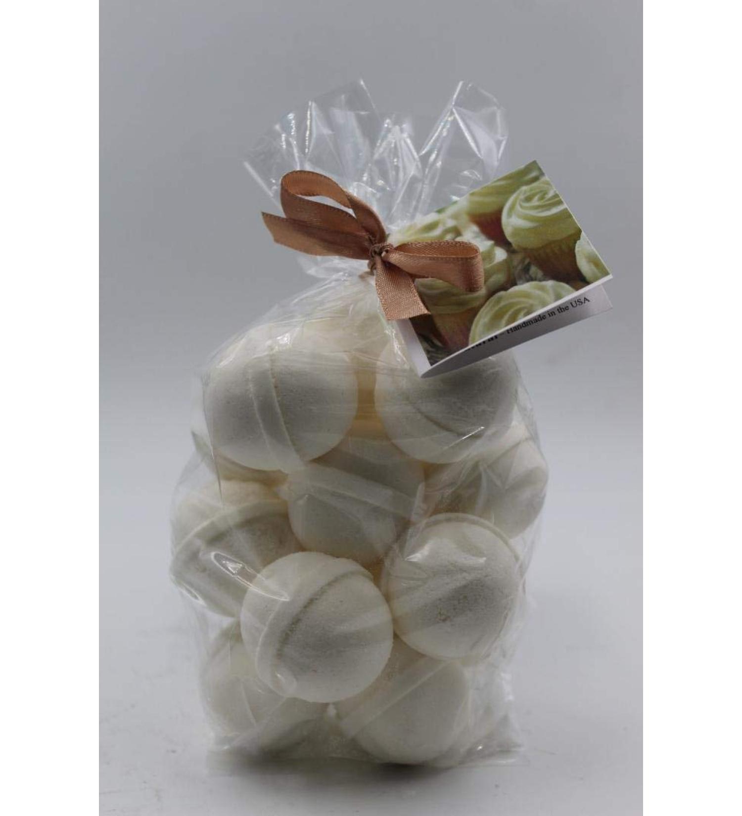 SPAPURE Lemon Creme Bath Bombs - 14 Fizzies with Shea, Mango, and Cocoa Butter for Ultra Moisturizing - Ideal for Dry Skin (Lemon Creme FBA) - Buy Online on GoSupps.com