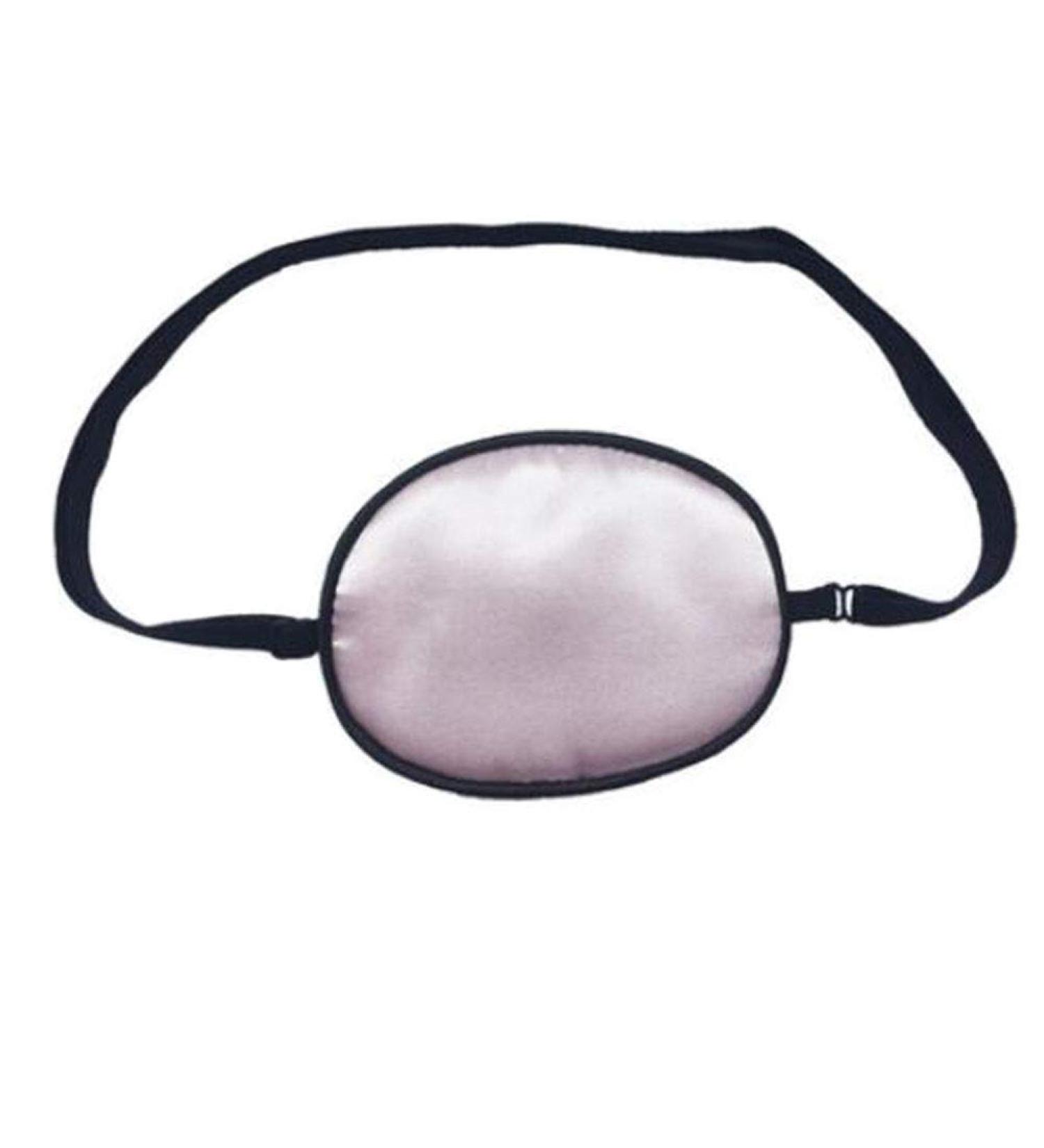 Breathable Adjustable Strabismus Eye Patch | Silk Amblyopia Mask for Adults & Children (Pink - Buy Online on GoSupps.com