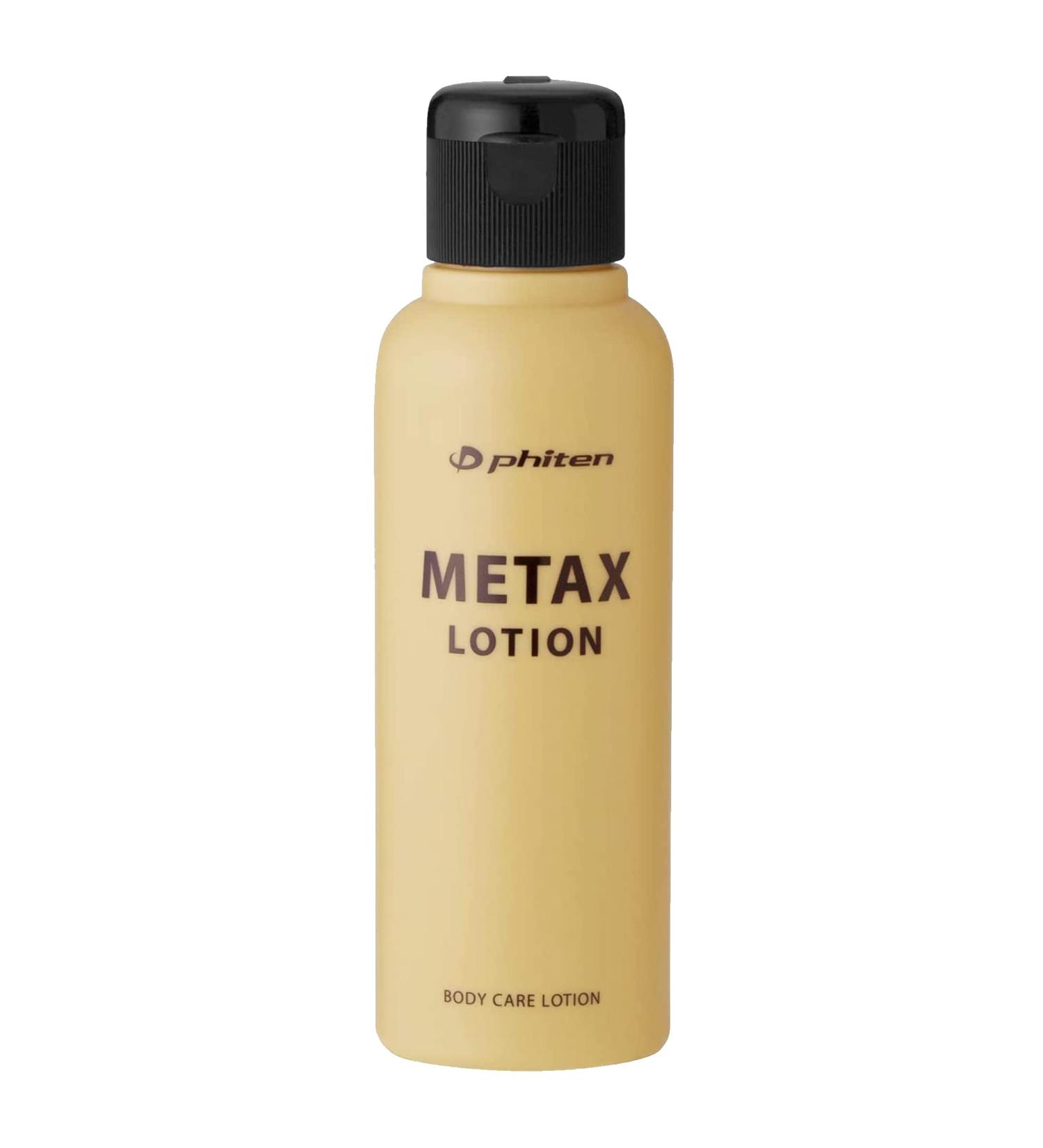 Phiten Metax Massage Lotion - Muscle Rub for Leg, Shoulder, Back & Joint Strain - 4.05 fl oz - Buy Online on GoSupps.com