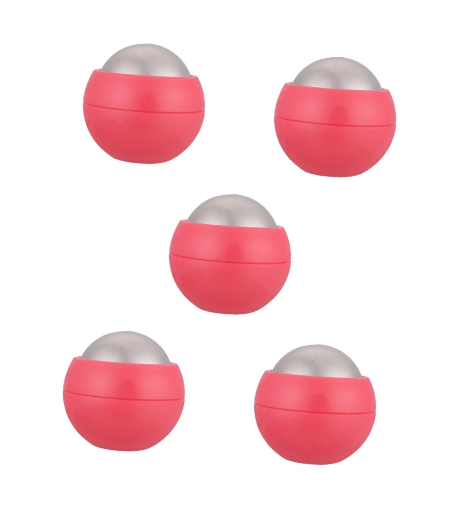 Healeved 5pcs Handheld Massage Ball Set - Stainless Steel Facial & Body Massager Trigger Point Rollers for Fitness & Foot Relief - Buy Online on GoSupps.com