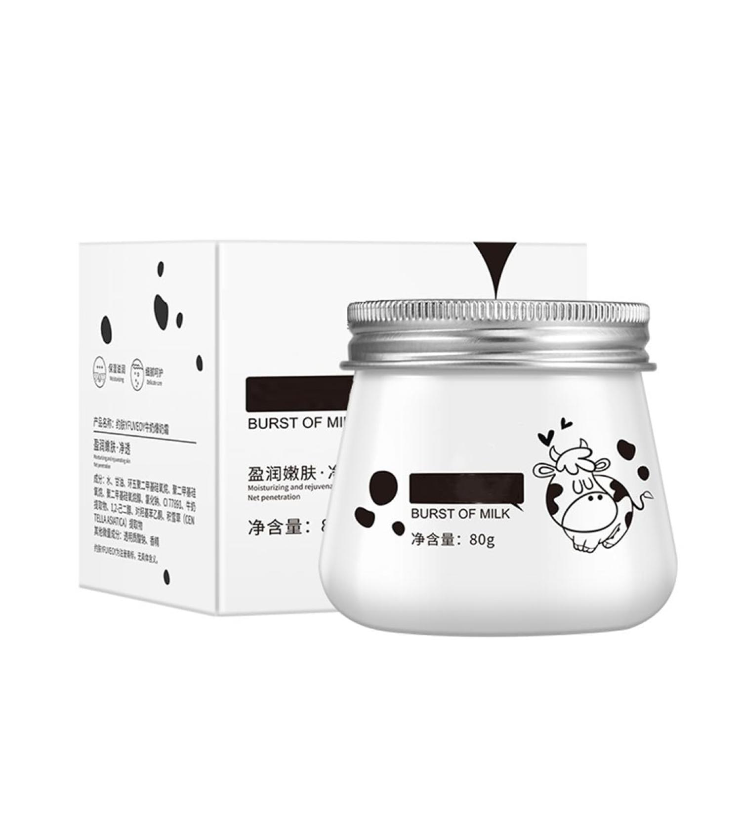  HADAVAKA Milk-based moisturizing cream deeply nourishing milk-based moisturizing cream repairing facial moisturizer milk-based day and night skincare cream (2 pieces) - Buy Online on GoSupps.com
