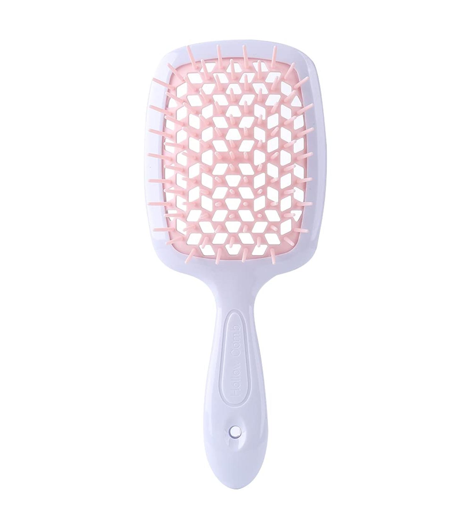 Comb Fluffy Shaped Comb Mesh Comb Wide Tooth Air Cushion Comb Massage Hair Brush Styling Tool Wide Tooth Comb (Color : Pink) - Buy Online on GoSupps.com