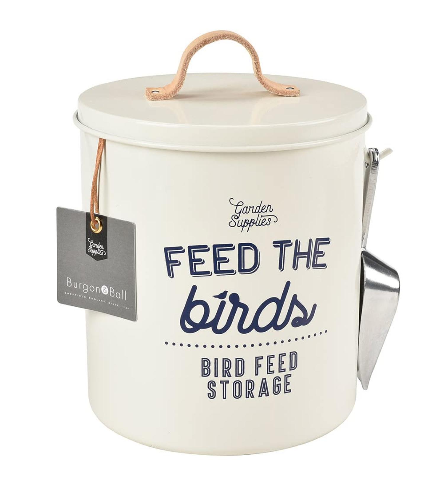 Burgon and Ball Feed the Birds Cream Enamel Bird Feeder | Premium International Shipping Available - Buy Online on GoSupps.com