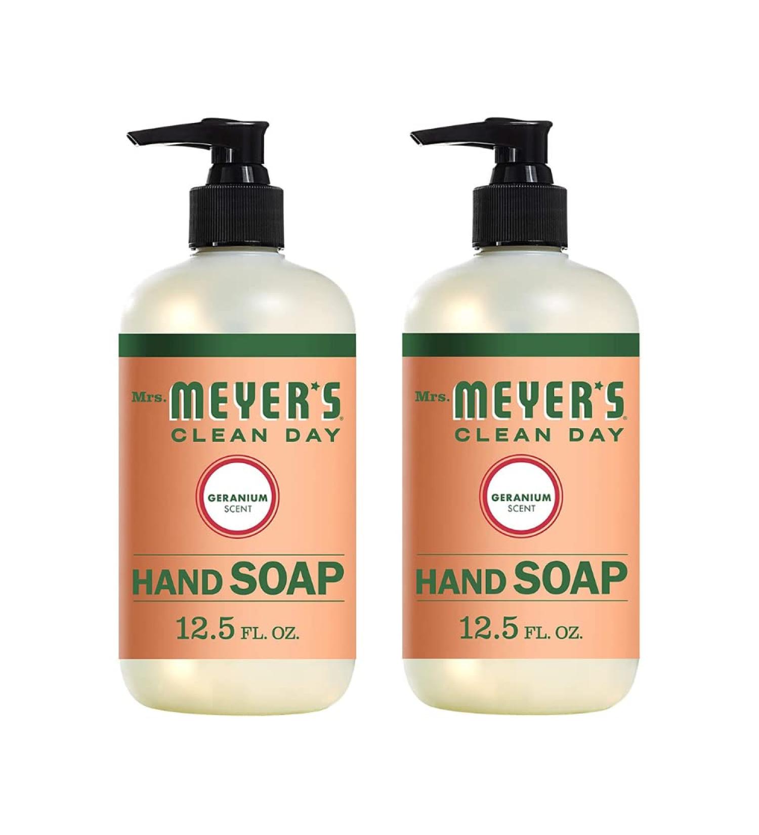 Liquid Hand Soap Geranium 12.5 oz - 2 Pack | Eco-Friendly Moisturizing Formula - Shop Now - Buy Online on GoSupps.com
