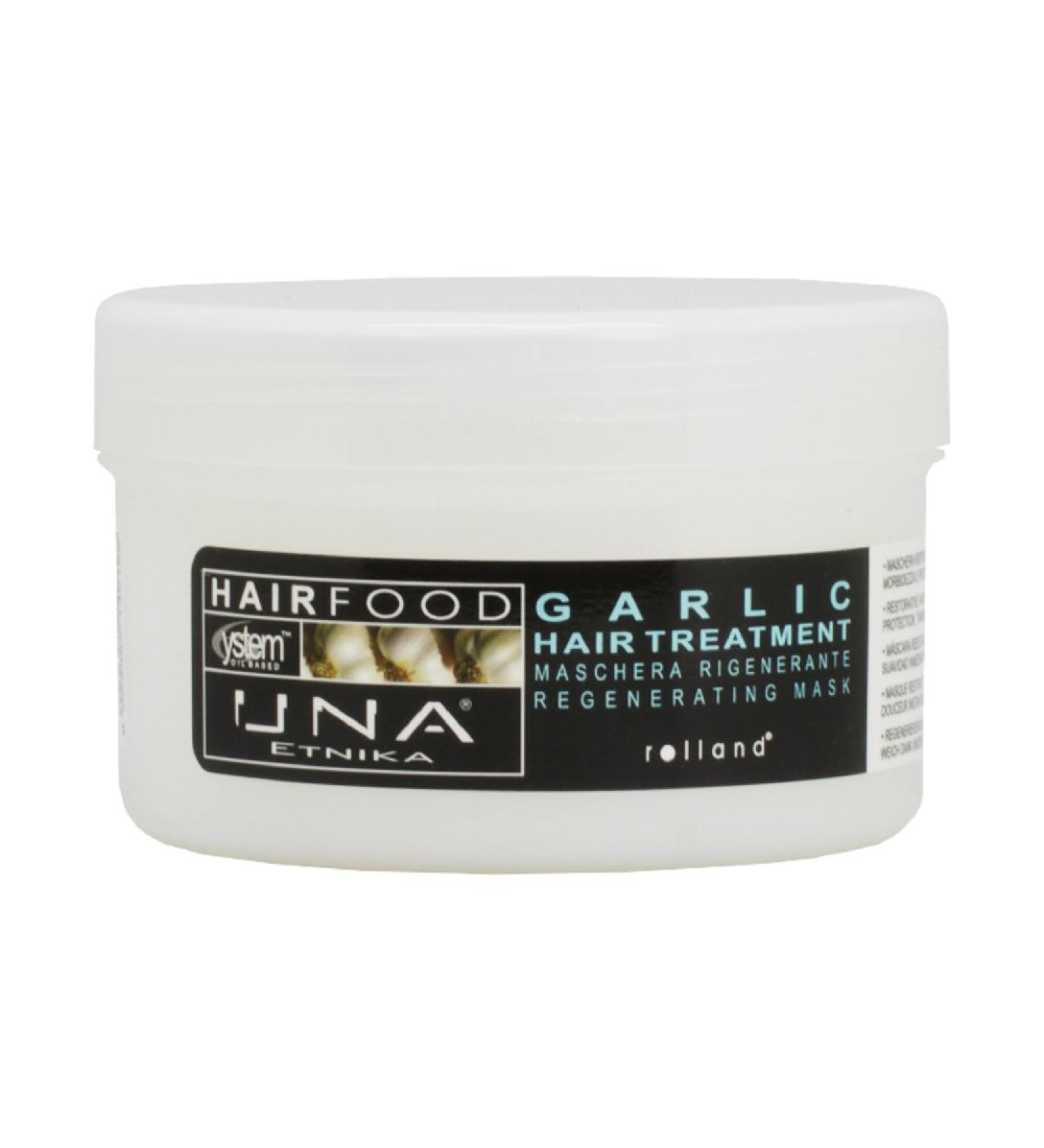 Una Hair Food Garlic Hair Treatment 500 Ml 17.6 Oz