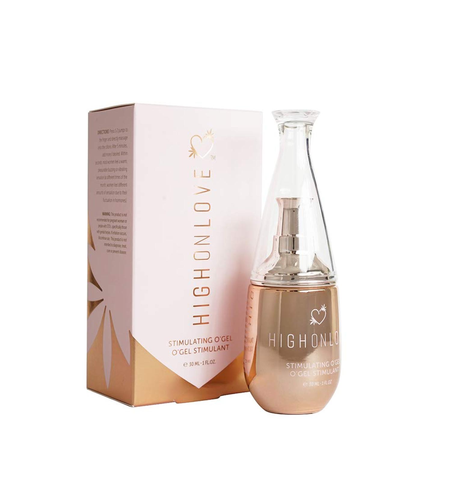 HighOnLove O Gel - All Natural Hemp Oil Personal Moisturizer for Women | Water Based 30ml - Shop Now for International Shipping - Buy Online on GoSupps.com