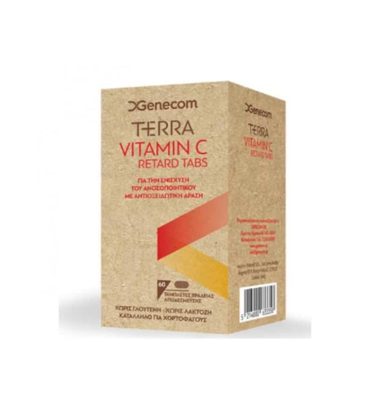 GENECOM Terra Vitamin C Retard TABS