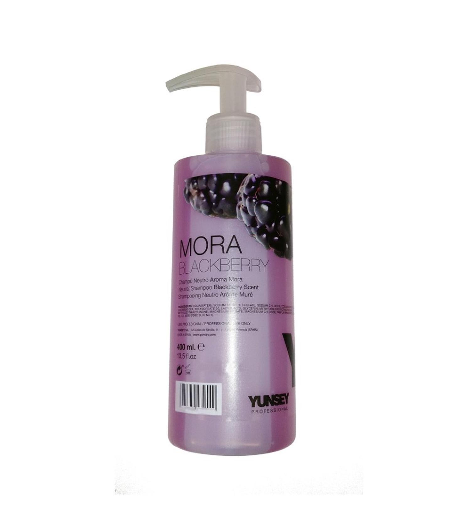 Yunsey - Neutral Shampoo - Blackberry Scent - 400 mL - Frequent Use - Hair Care - Hair Product - Professional Range - Buy Online on GoSupps.com