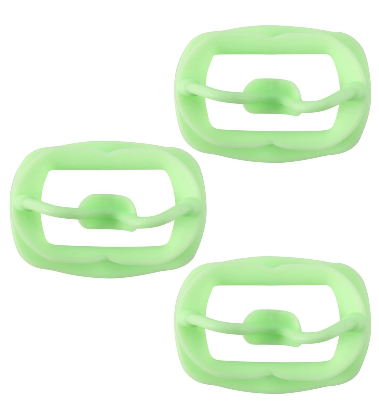 Silicone Tooth Stopper & Cheek Retractor - Intraoral Mouth Opener | Expandable Green | Pack of 3 - International Shipping - Buy Online on GoSupps.com