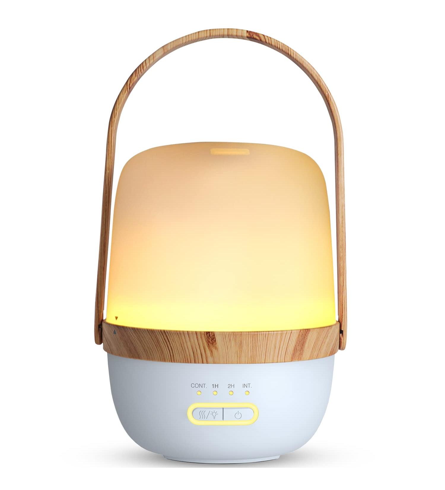 Rechargeable cordless essential oil diffuser - Portable, wireless aromatherapy with warm light, ultrasonic cool mist technology - Blue 100ml - Buy Online on GoSupps.com