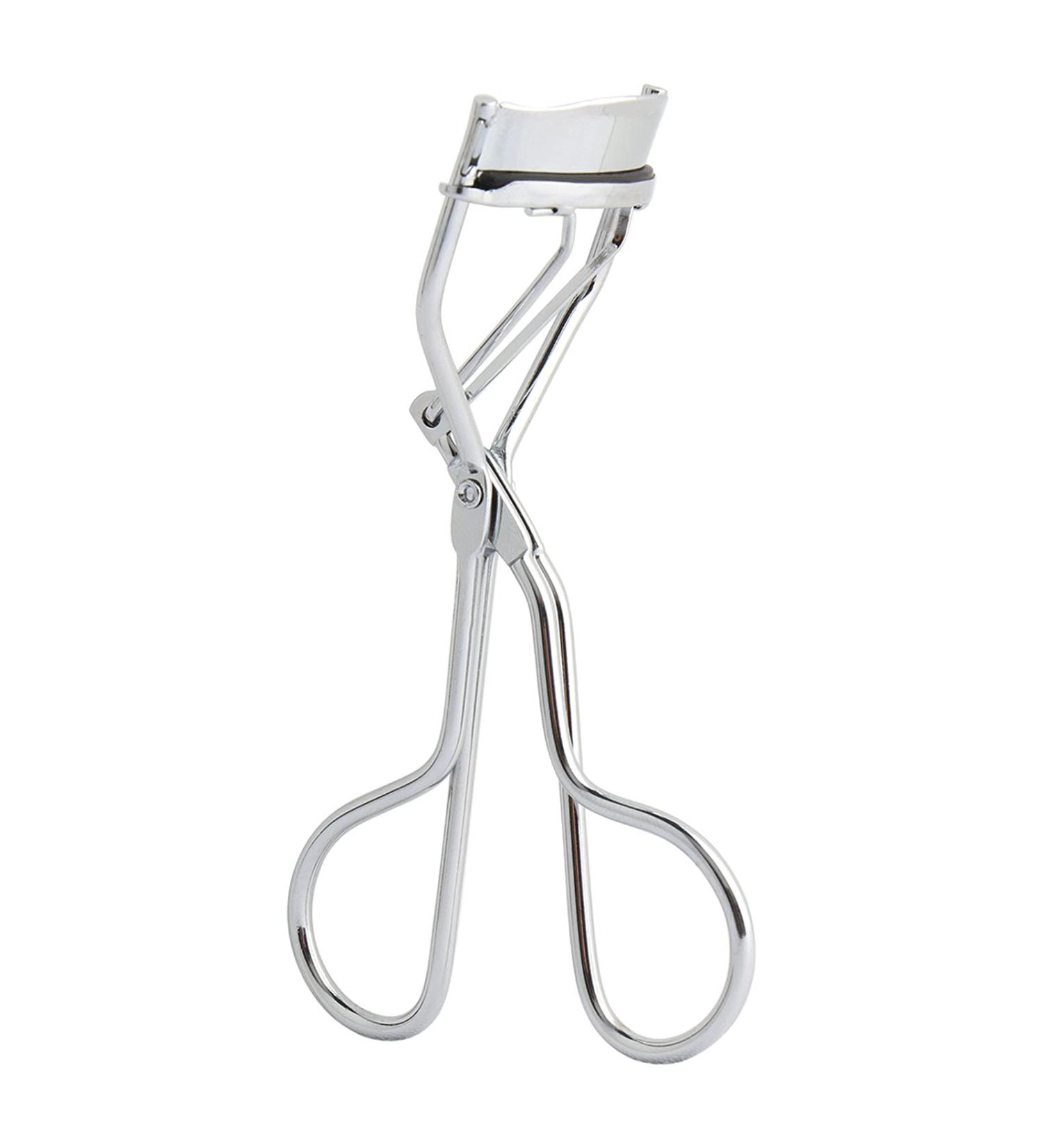 ZhioPro Platinum Edition Silver Stainless Steel Eyelash Pliers - Universal Fit for All Eye Shapes | Premium Classic Curling Tool for Women - Buy Online on GoSupps.com
