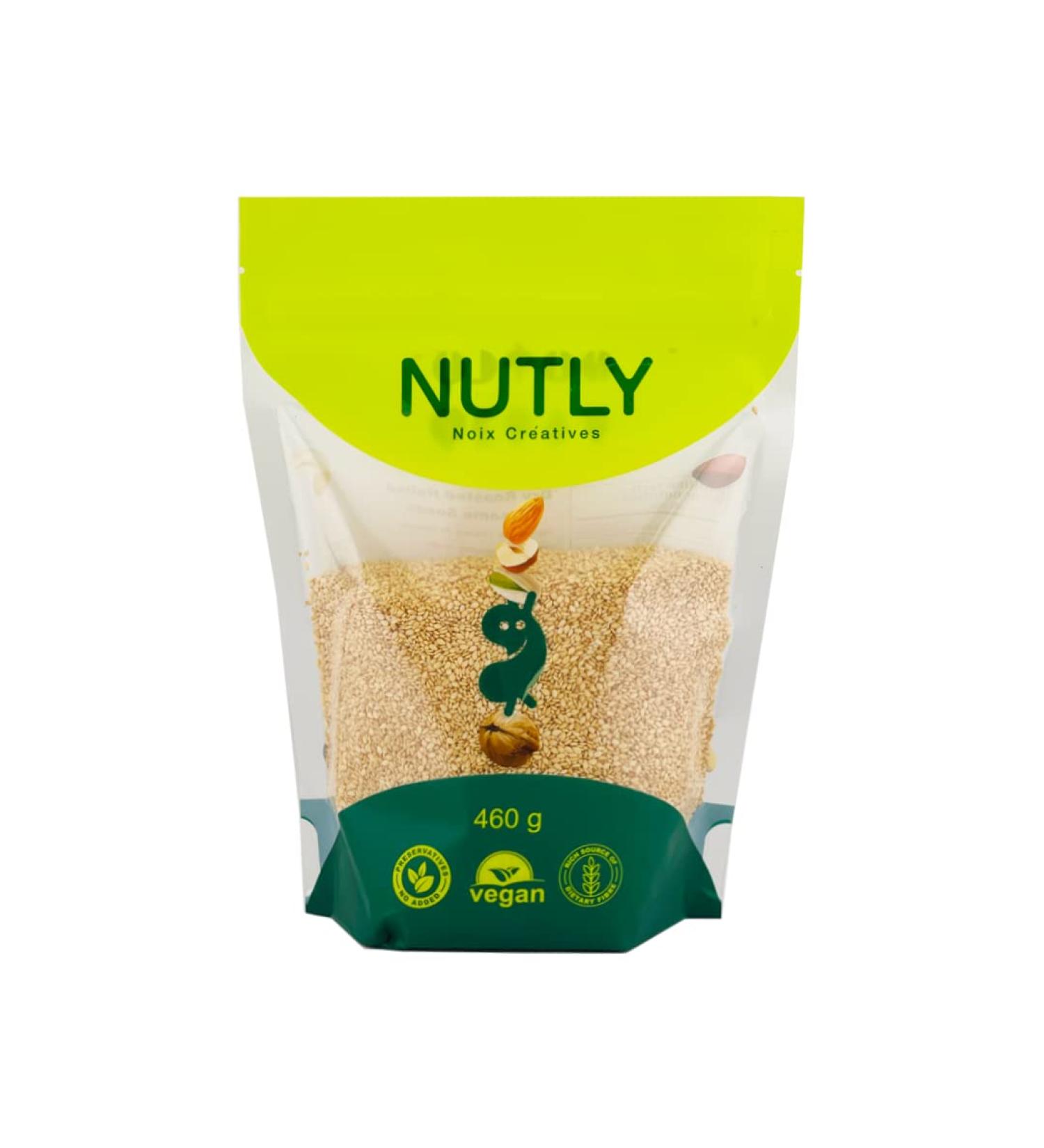 Roasted Sesame Seeds NUTLY (460) 460.0 grams - Buy Online on GoSupps.com