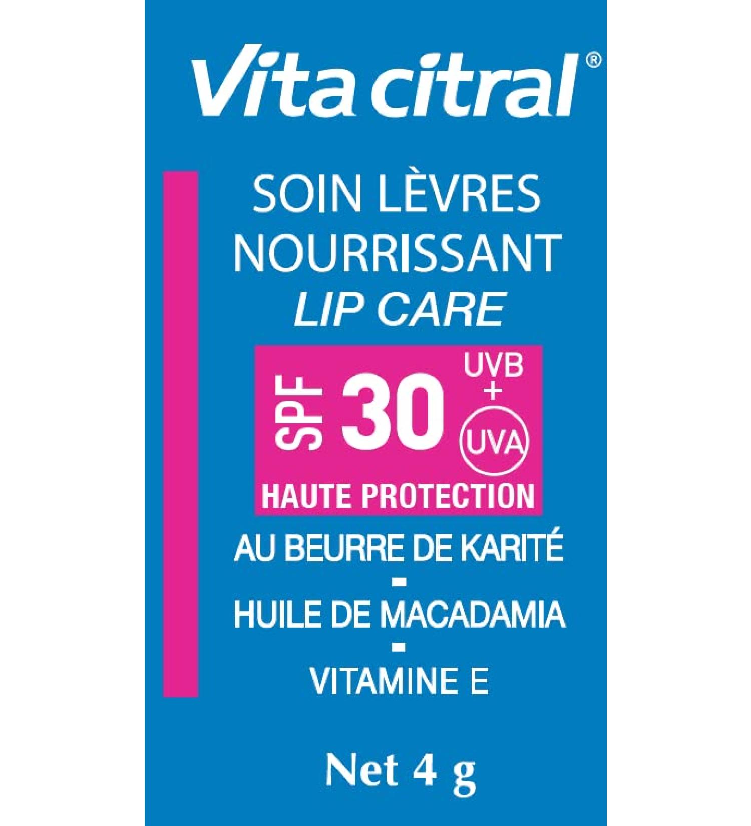 VITA CITRAL® - NOURISHING LIP CARE STICK SPF 30 – 4 gr