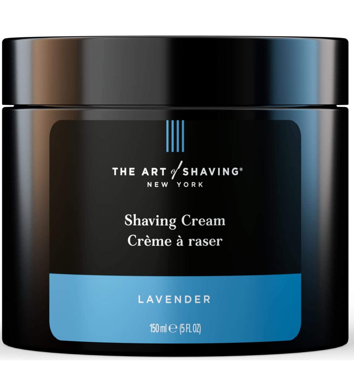 The Art of Shaving Lavender Shaving Cream 5 Fl Oz - Clinically Tested for Sensitive Skin, Protects Against Razor Burn - Buy Online on GoSupps.com