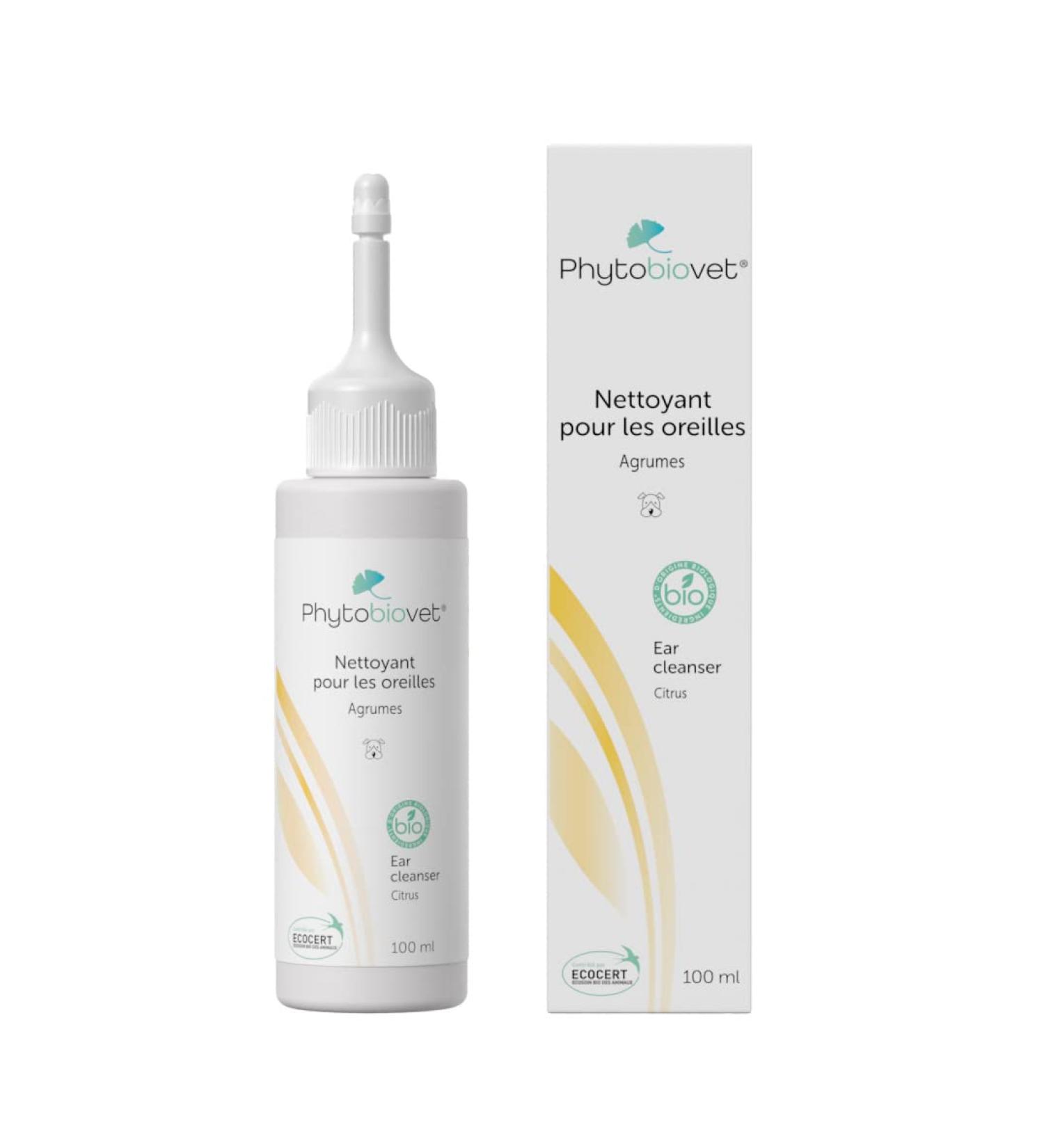 MP Labo Phytobiovet Ear cleaner for dogs - Ecocert certified Organic animal care