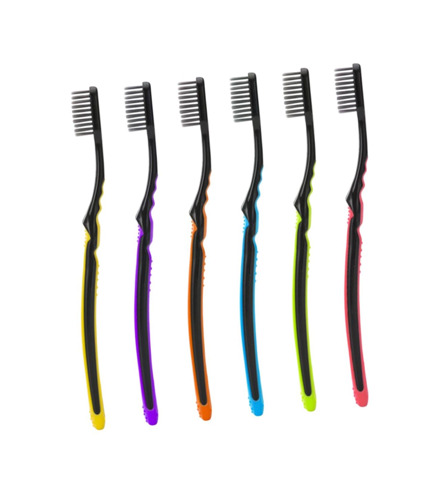 Ultechnovo Bamboo Toothbrush Set - Sustainable Oral Hygiene for Family | Eco-Friendly Slipproof Design for Effective Gum Care - Buy Online on GoSupps.com