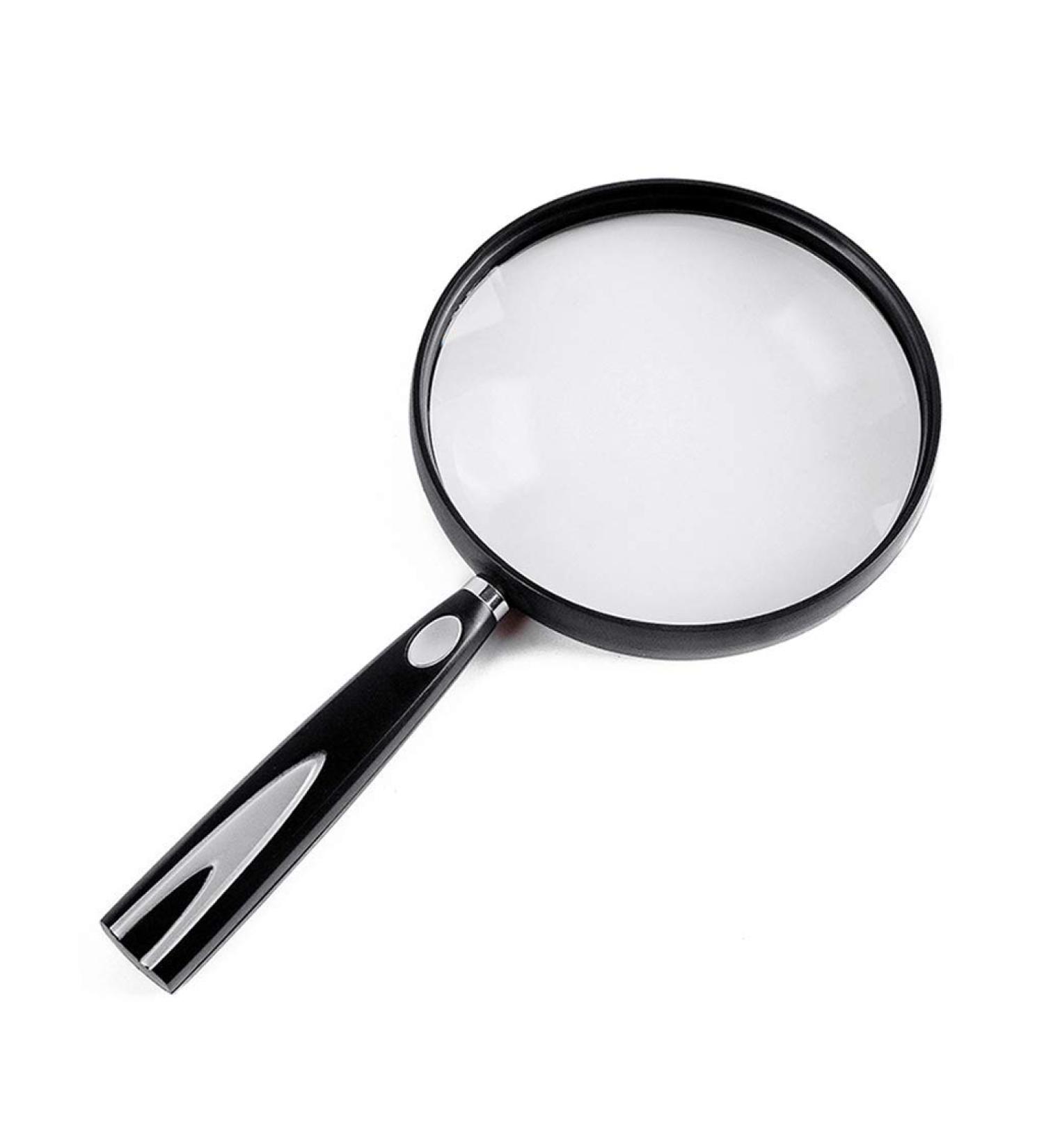 Handheld Magnifying Glass 6X Lens - Reading Magnifier for Books Newspapers Maps Coins Jewellery Hobbies & Crafts Lofty Ambition - Buy Online on GoSupps.com