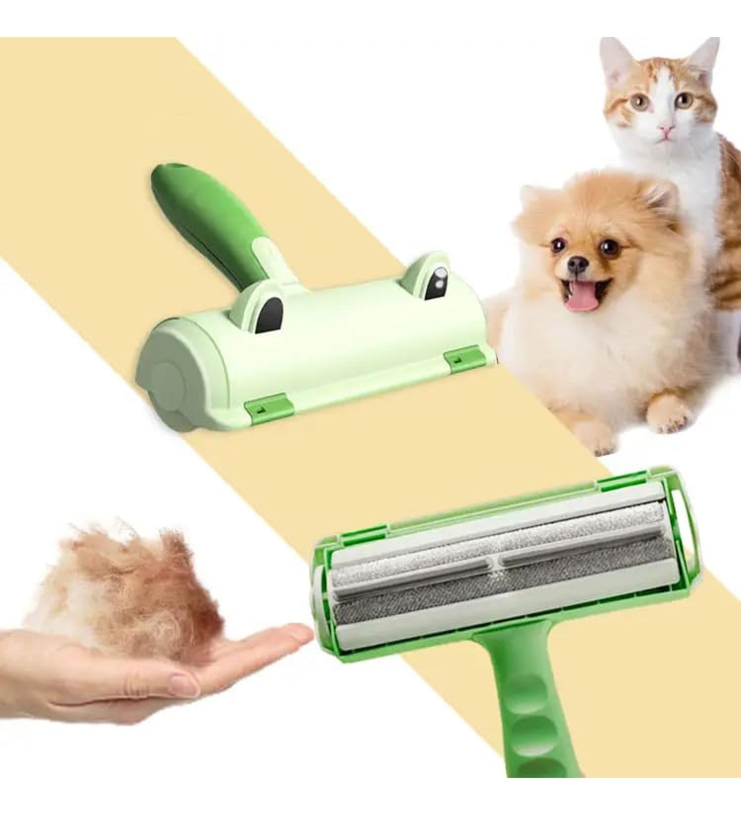 Duoqu Pet Hair Remover Roller - Reusable Frog Style Design for Clothes | Effective Green Hair Removal Tool - Buy Online on GoSupps.com
