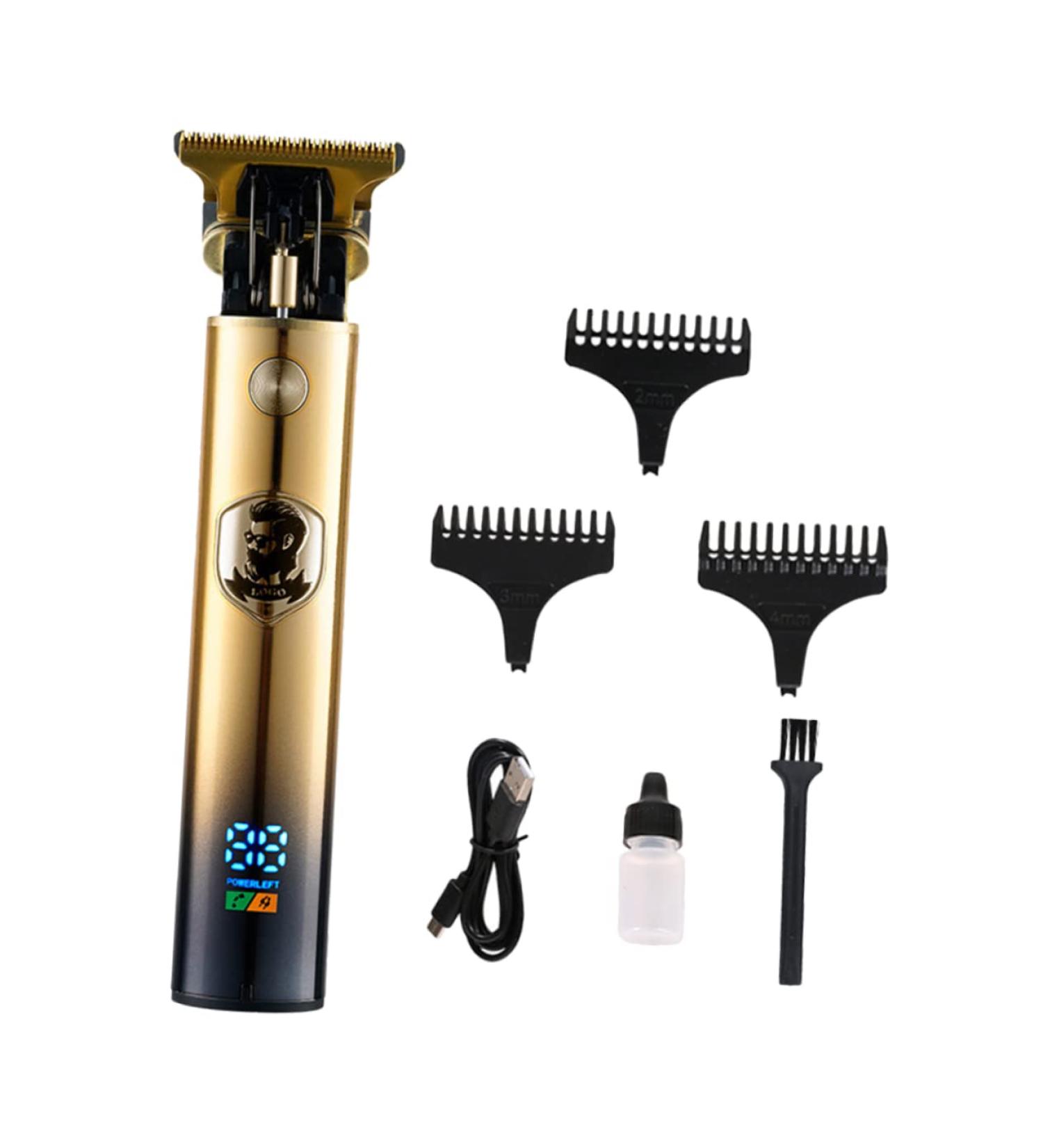 Mikinona Hair Cutting Trimmer 1 Set Hair Clipper Cordless Hair Trimmer Hair Cutting Tool Trimmer Electric Barber Hair Grooming Clipper Nose Hair Scissors Digital Display Man Titanium Alloy - Buy Online on GoSupps.com