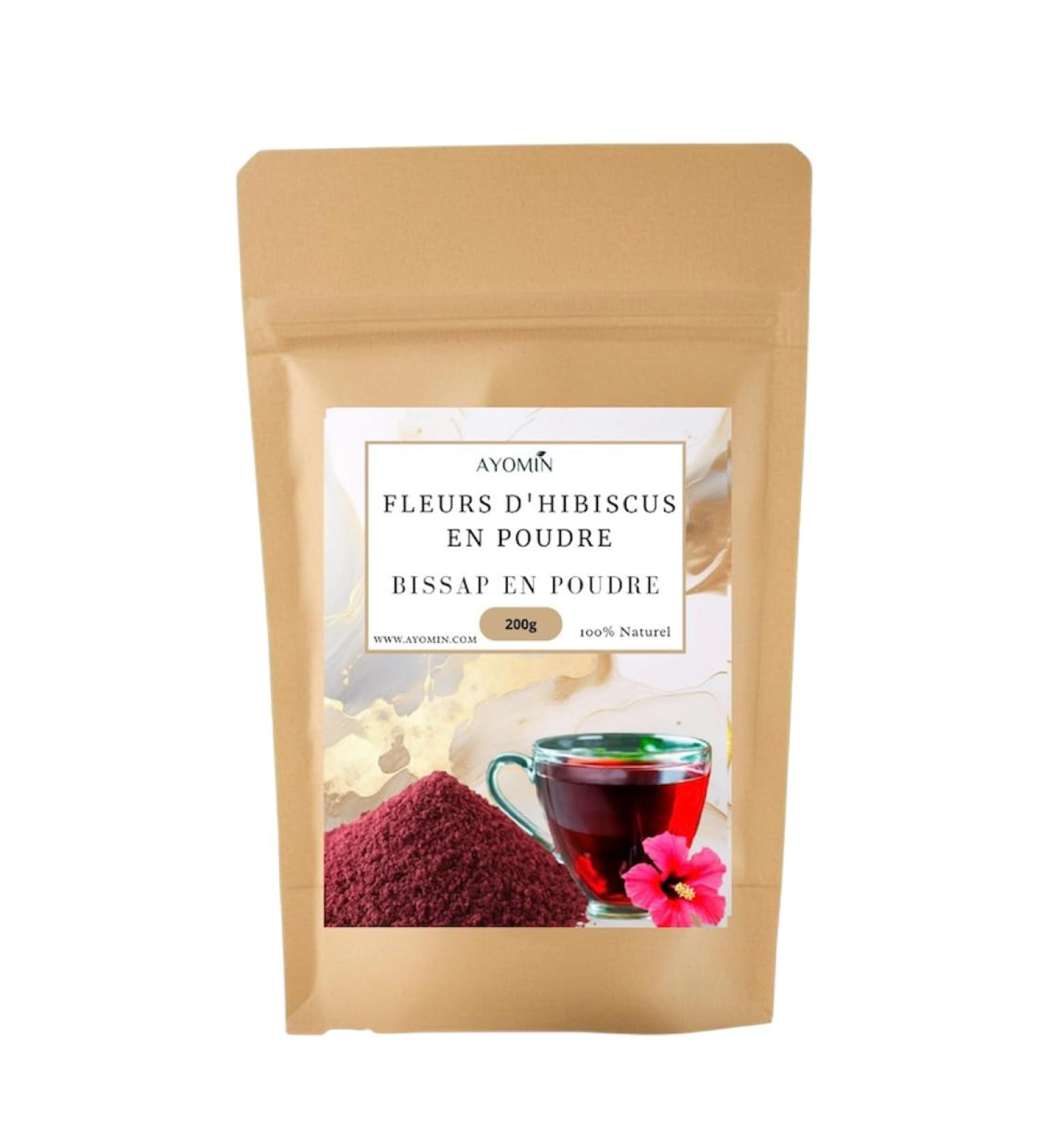 AYOMIN Hibiscus Flower Powder 200g Makes 80 Cups