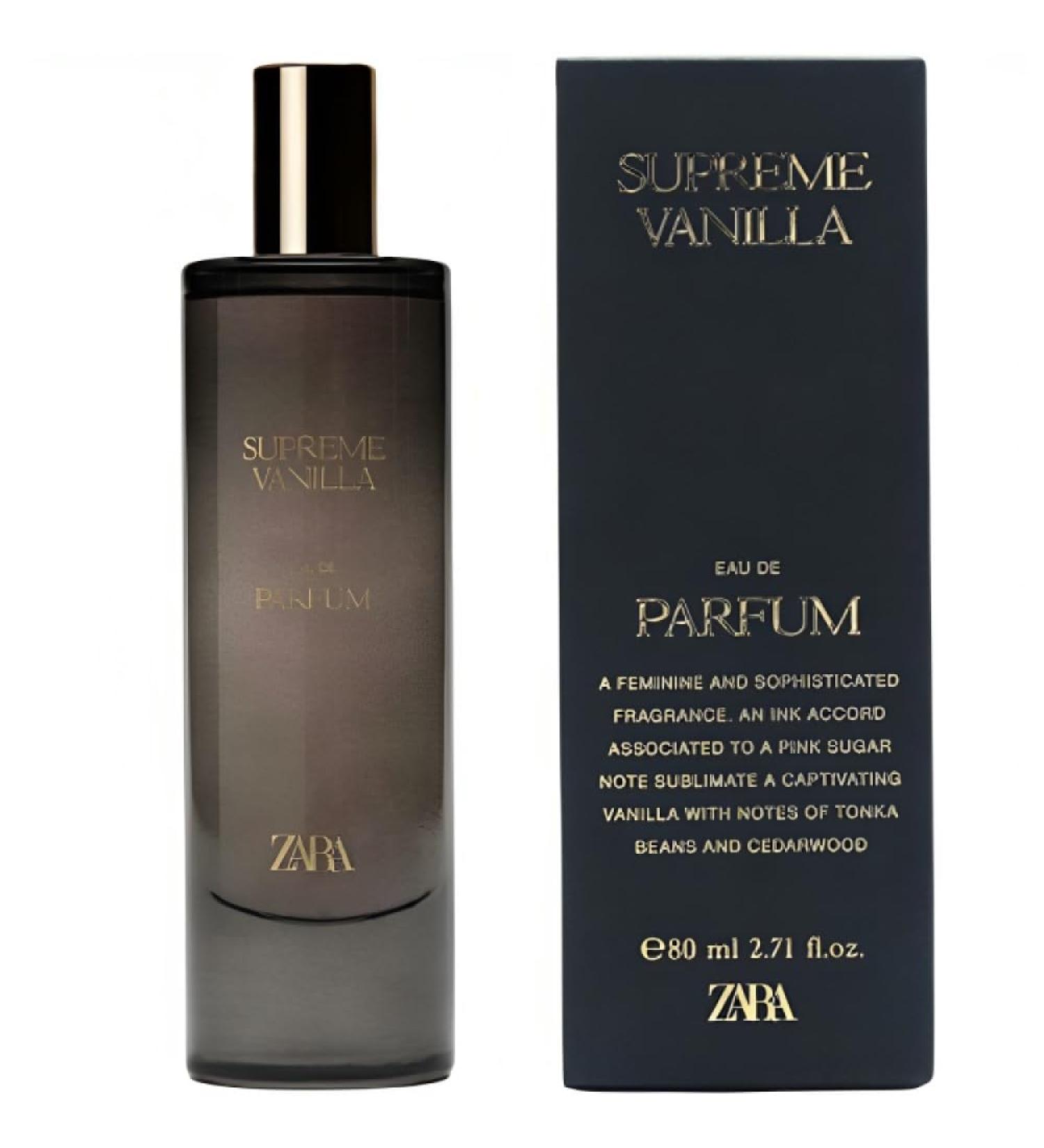 Zara Supreme Vanilla Perfume for Women EDP Eau De Parfum 80 ML (2.7 FL. OZ) - Buy Online on GoSupps.com