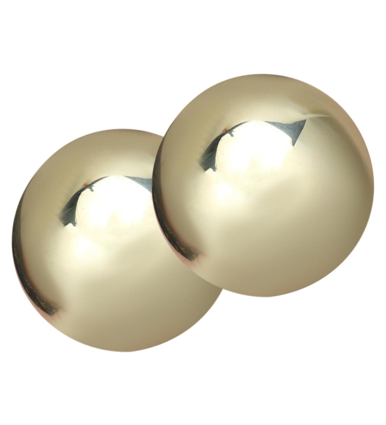 Bcoath Handmilling Balls - Small Hand Massage Balls for Fitness Relaxation & Stress Relief | Baoding Balls for Hand Therapy - Buy Online on GoSupps.com