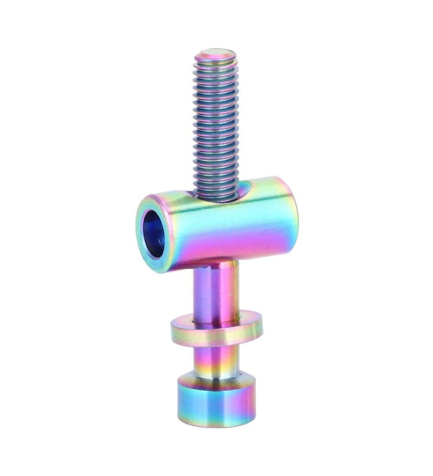 Alomejor Titanium Bike Seatpost Screw Bolt M5x30/35/40mm Rainbow - Round Head Bolt for Seat Tube Fixation - Buy Online on GoSupps.com