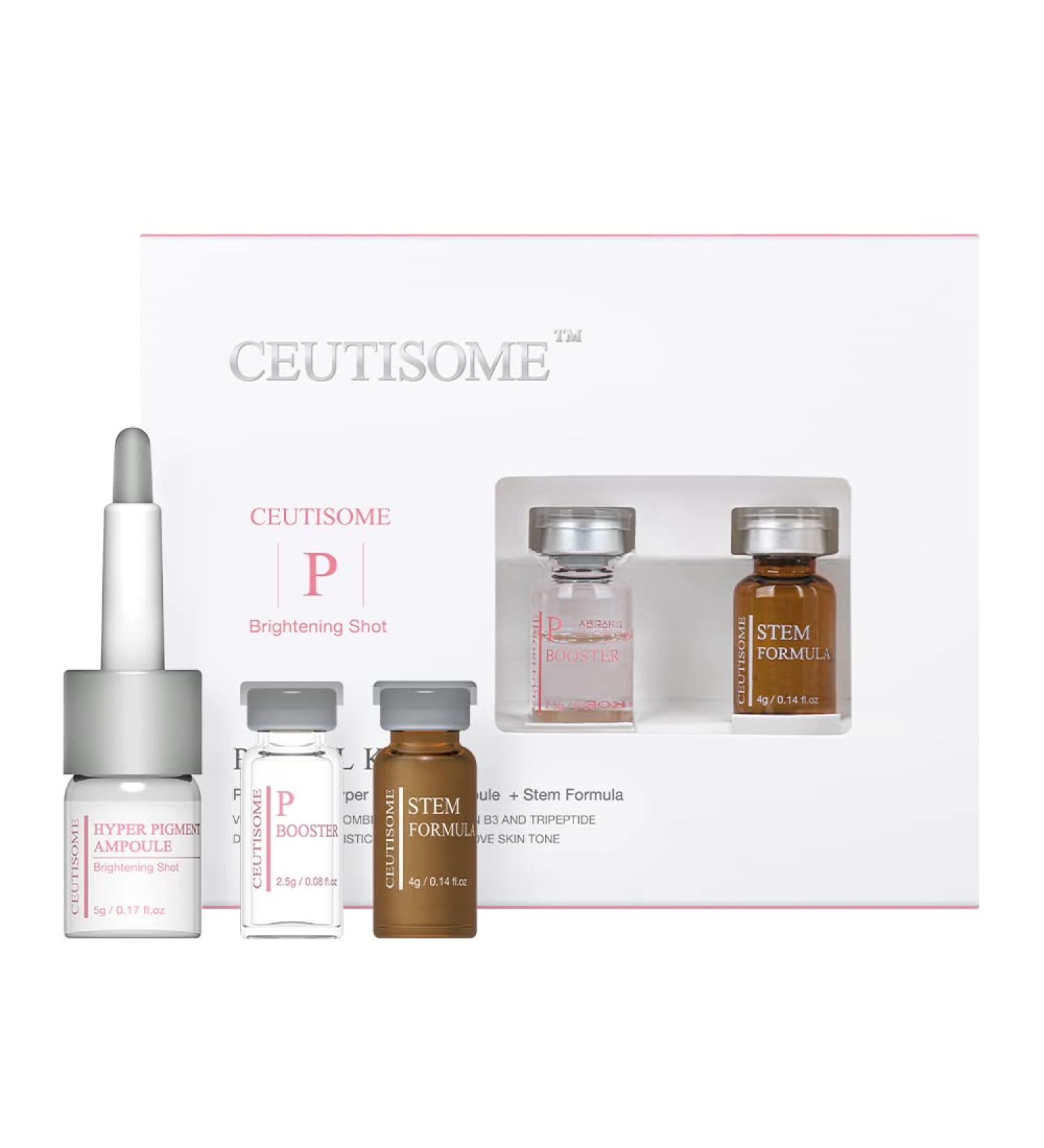 Ceutisome P Trial Kit - Oxygen Infused Brightening Solution for Dull Skin | International Shipping Available - Buy Online on GoSupps.com