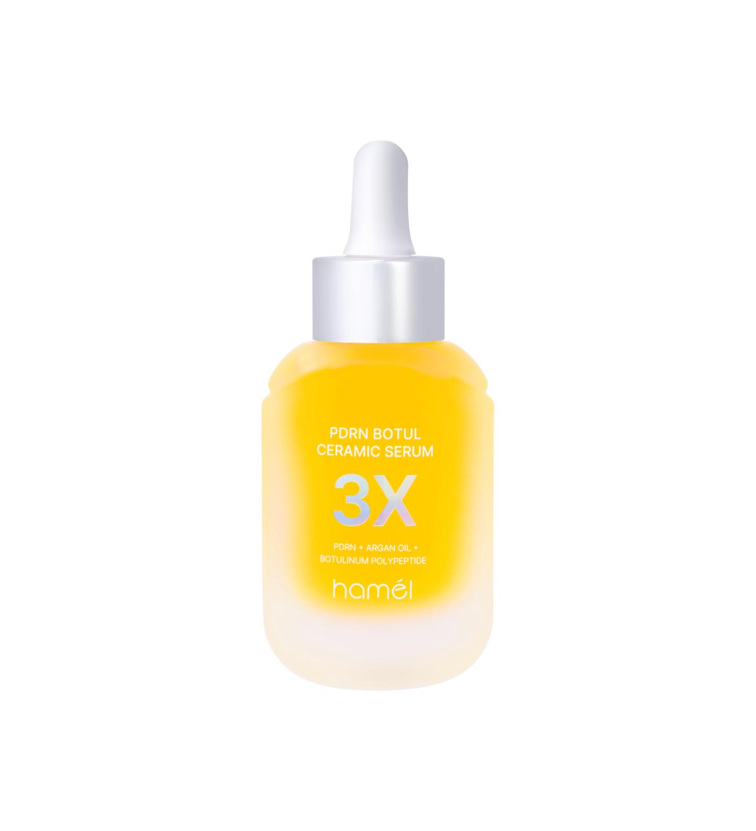 Hamel 3X PDRN Botul Ceramic Serum Skin-Smoothing & Texture-Refining Glow Serum Helps Improve the Look of Fine Lines Vegan Korea Skin Care 1.01 fl.oz