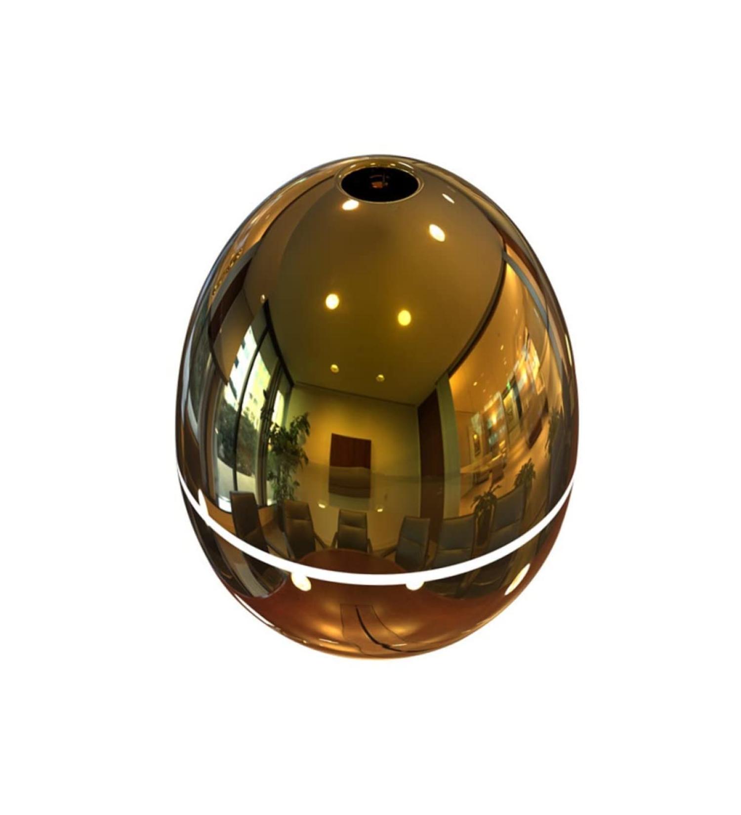 Homoyoyo Mini Air Humidifier & Essential Oil Diffuser - Golden Egg-Form Design for Home Use - Buy Online on GoSupps.com