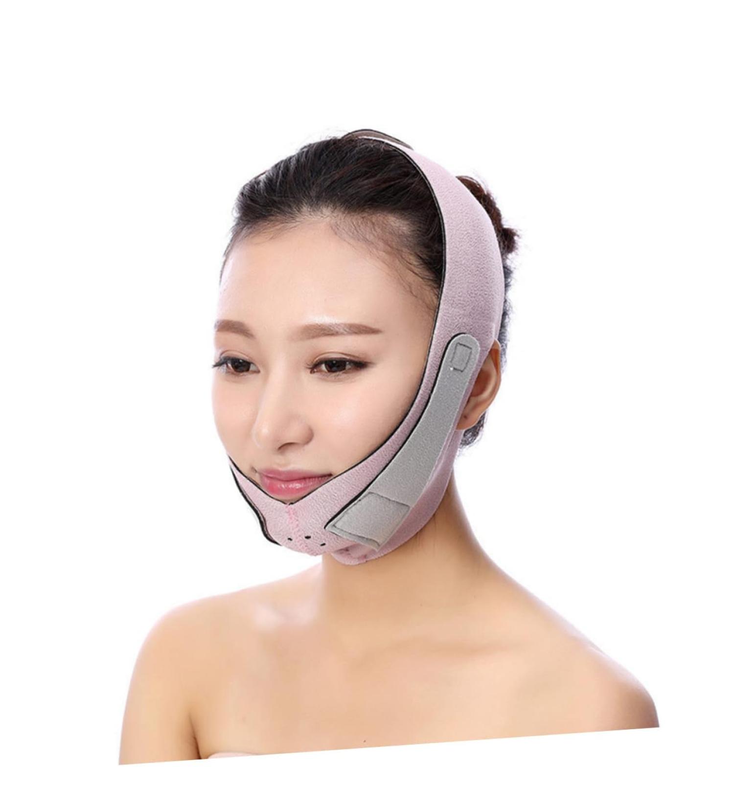 DOITOOL 1pc Facial Lifting Belt Slimming Belt Neoprene Material -lifting Artifact Chin Strap Neck Lifting Thin Strap V Thin Thin Tight Noodles M Pink - Buy Online on GoSupps.com
