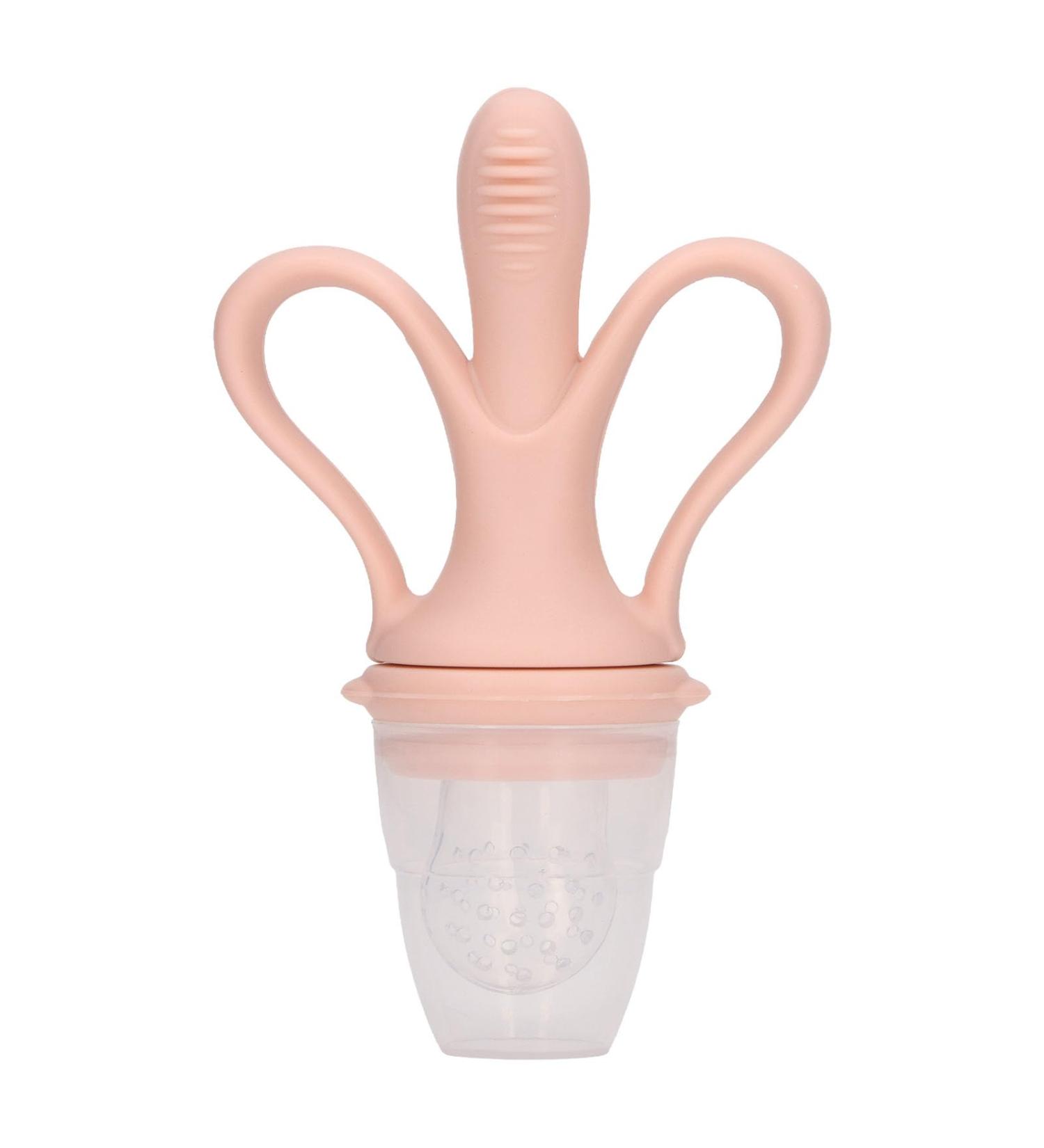 Shop Pink Silicone Baby Fruit Food Pacifier | Safe & Convenient Everyday Use | International Shipping - Buy Online on GoSupps.com