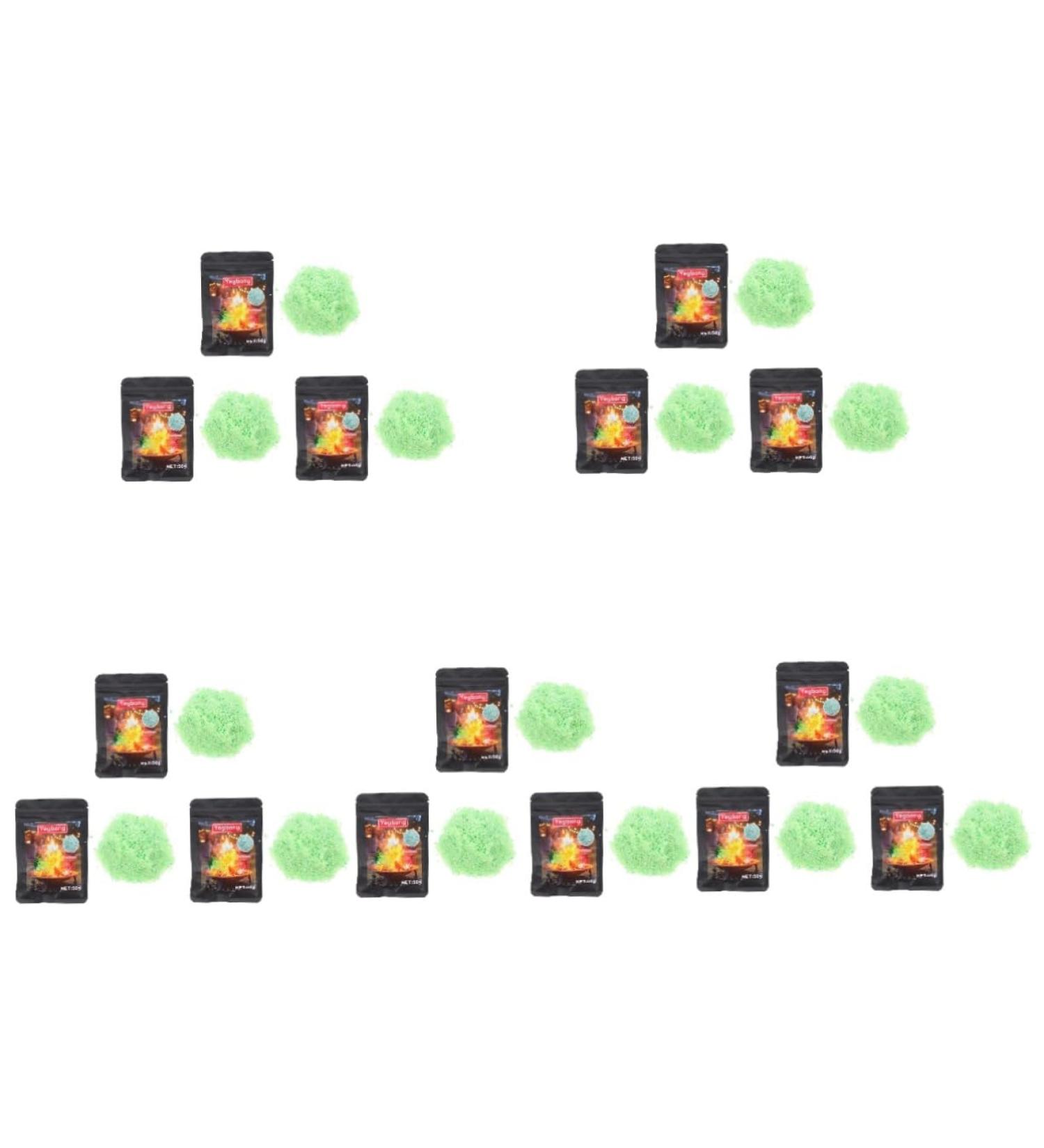 Lurrose Outdoor Fireplace 15 Packs Campfire Powder Metal Powder Fireplace Packets Pit Colorful Party Supplies Mineral Powder - Buy Online on GoSupps.com