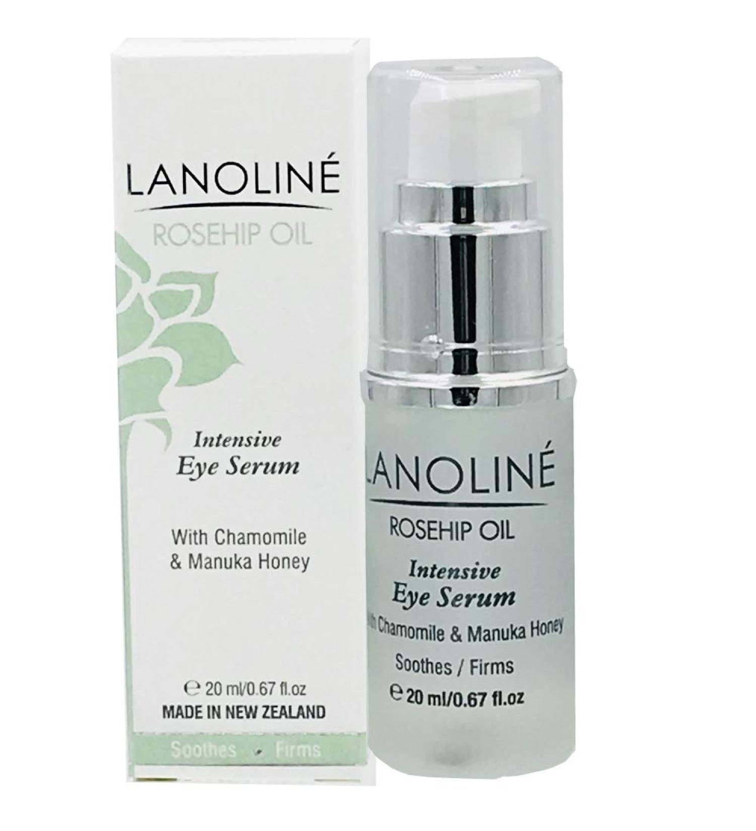 Lanoline Rosehip Oil Intensive Eye Serum with Chamomile & Manuka Honey - Natural Eye Care Solution - Buy Online on GoSupps.com