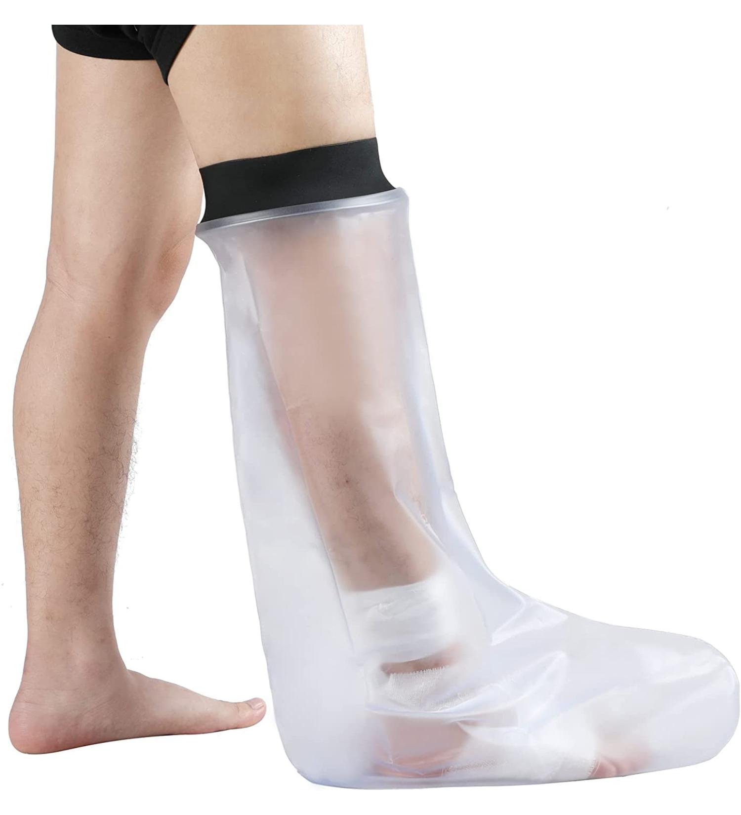 HKF HO KI HO Adult Short Waterproof Leg Cast Cover - Black, Size 25.98 * 17.32inch - Buy Online on GoSupps.com