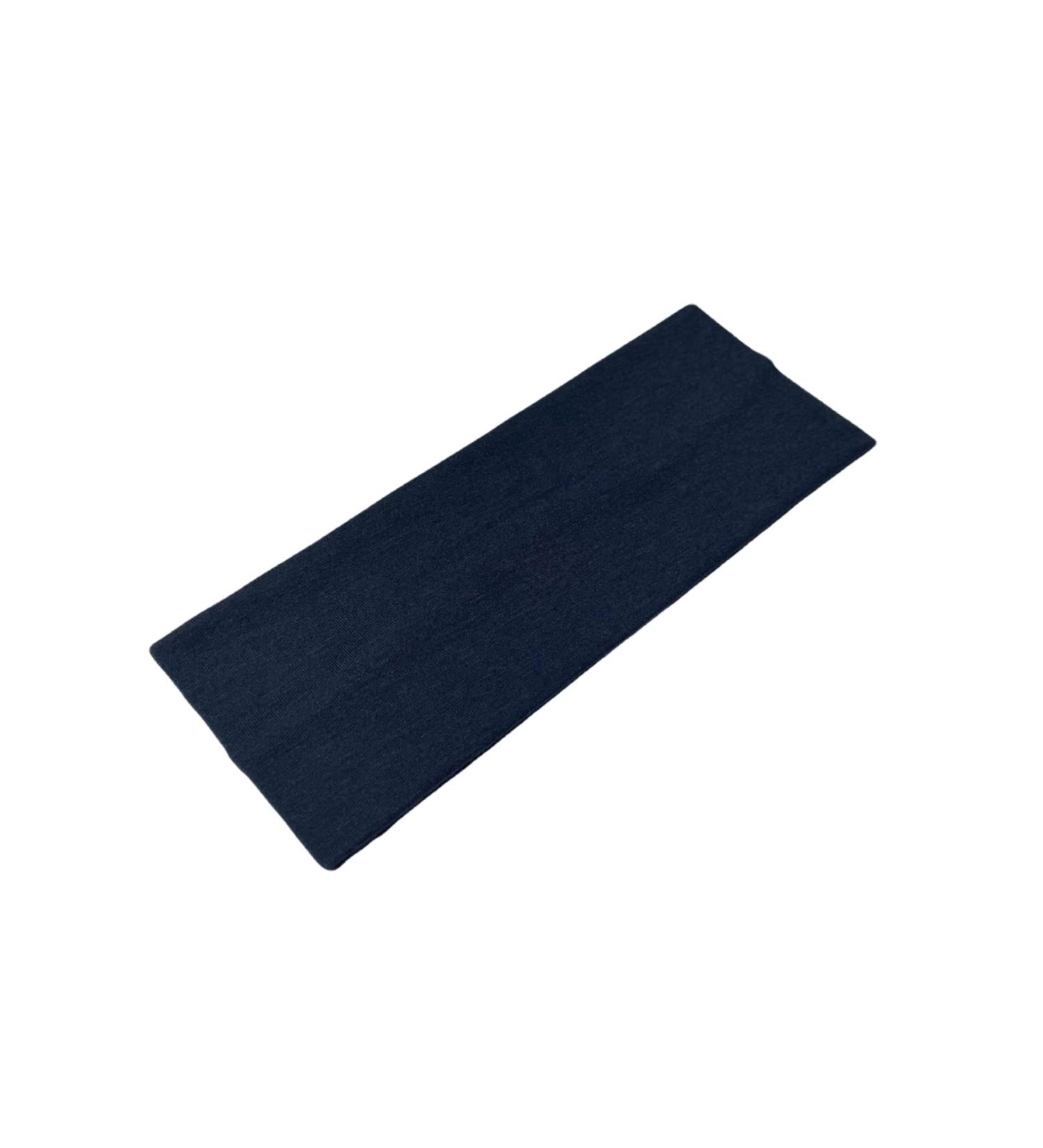 Westend Choice 9cm Wide Headband in Navy - Soft Stretchy Head Band for Men & Women - Gym Yoga Hair Band - Buy Online on GoSupps.com