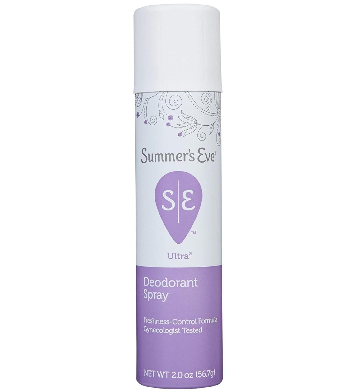 Summer's Eve Ultra Feminine Deodorant Spray - 2 oz | Long-Lasting Freshness for Women | International Shipping Available - Buy Online on GoSupps.com