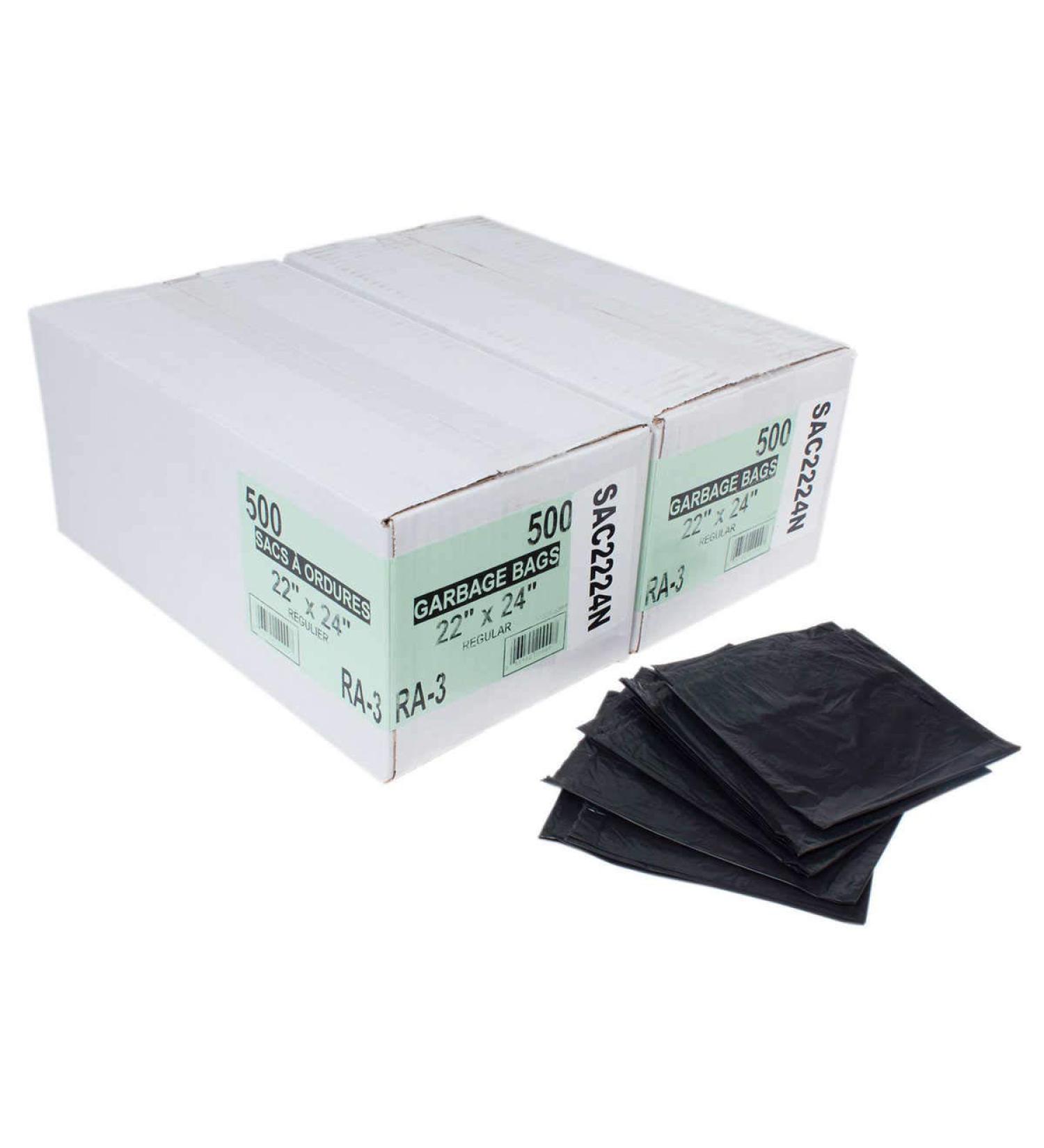 Johnny Vac 55.8 cm x 60.96 cm (22 in. x 24 in.) Strong Garbage Bags