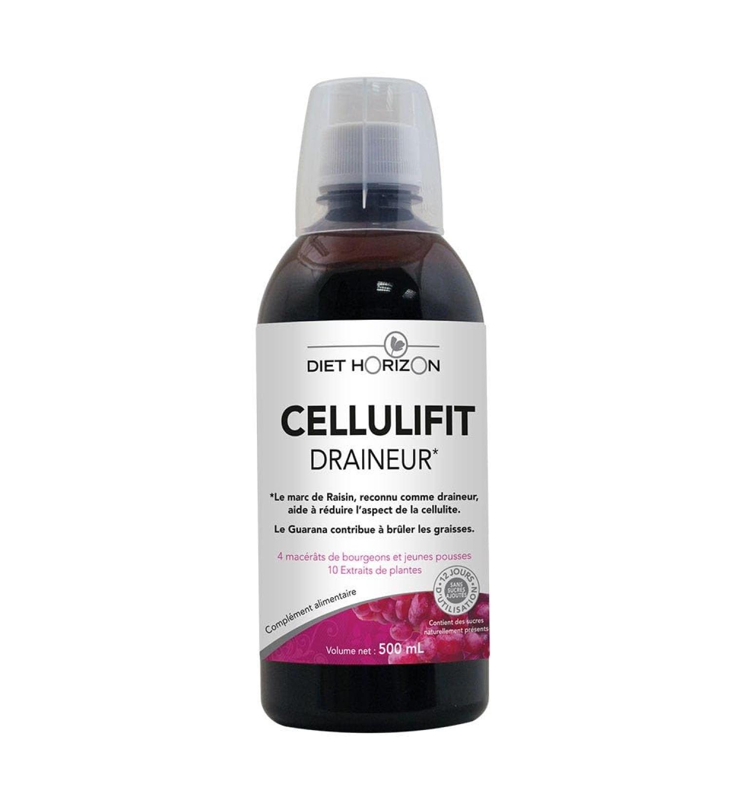 Diet Horizon - Cellulifit Liquid Drainer - 1 Bottle of 500 ml