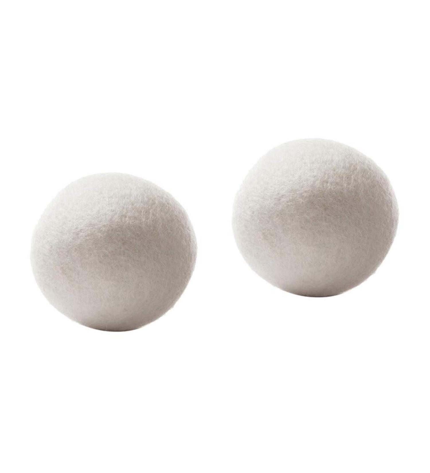 Wool Dryer Balls - Sheep 2 / 4-Pack Premium Tumble Dryer Balls Reusable Natural Fabric Softener 6cm for for Laundry UK Laundry Balls for Washing Machine 2pc - Buy Online on GoSupps.com