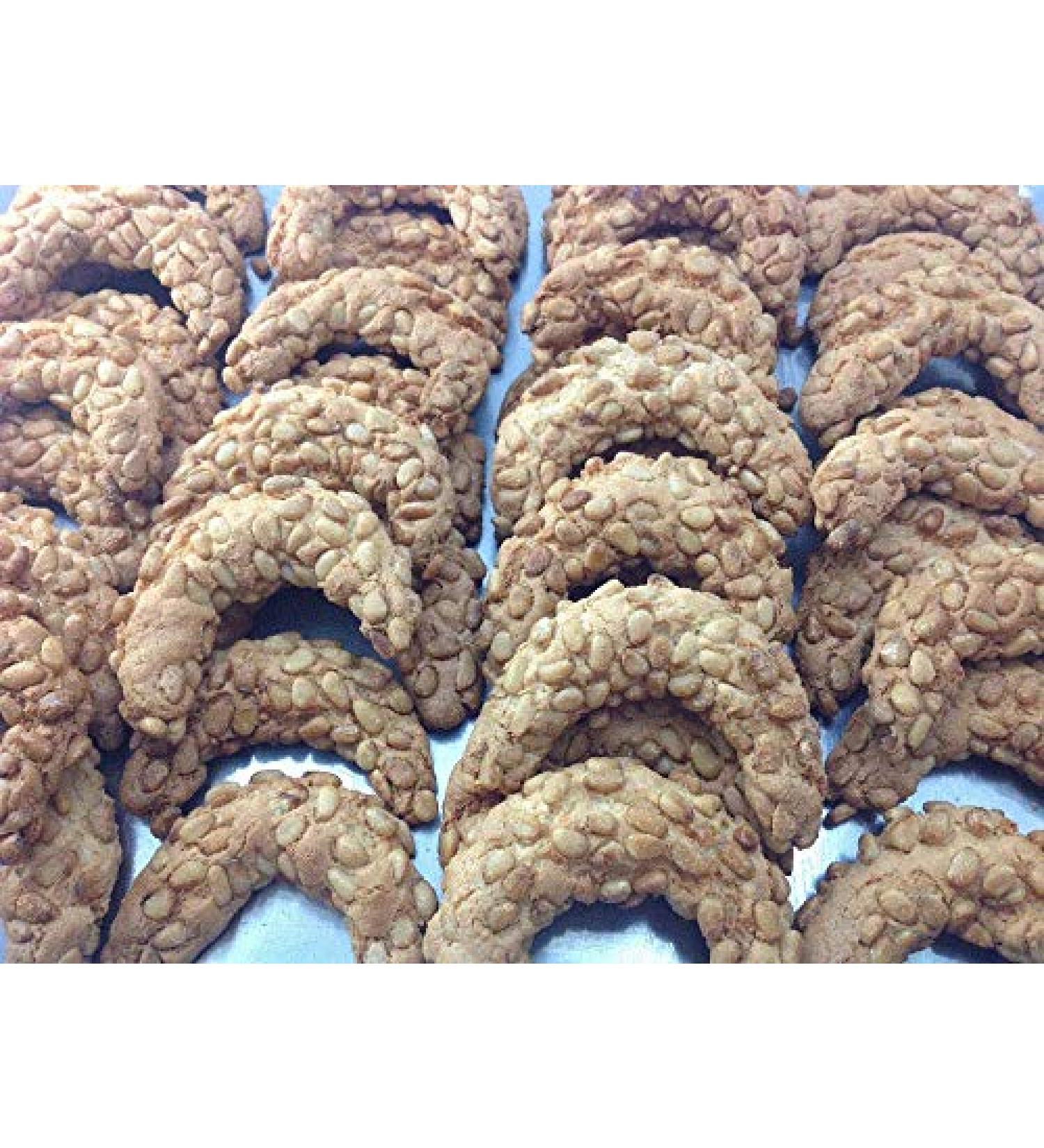 PINE NUTS CROISSANTS (Small almond pastries) 500 gr